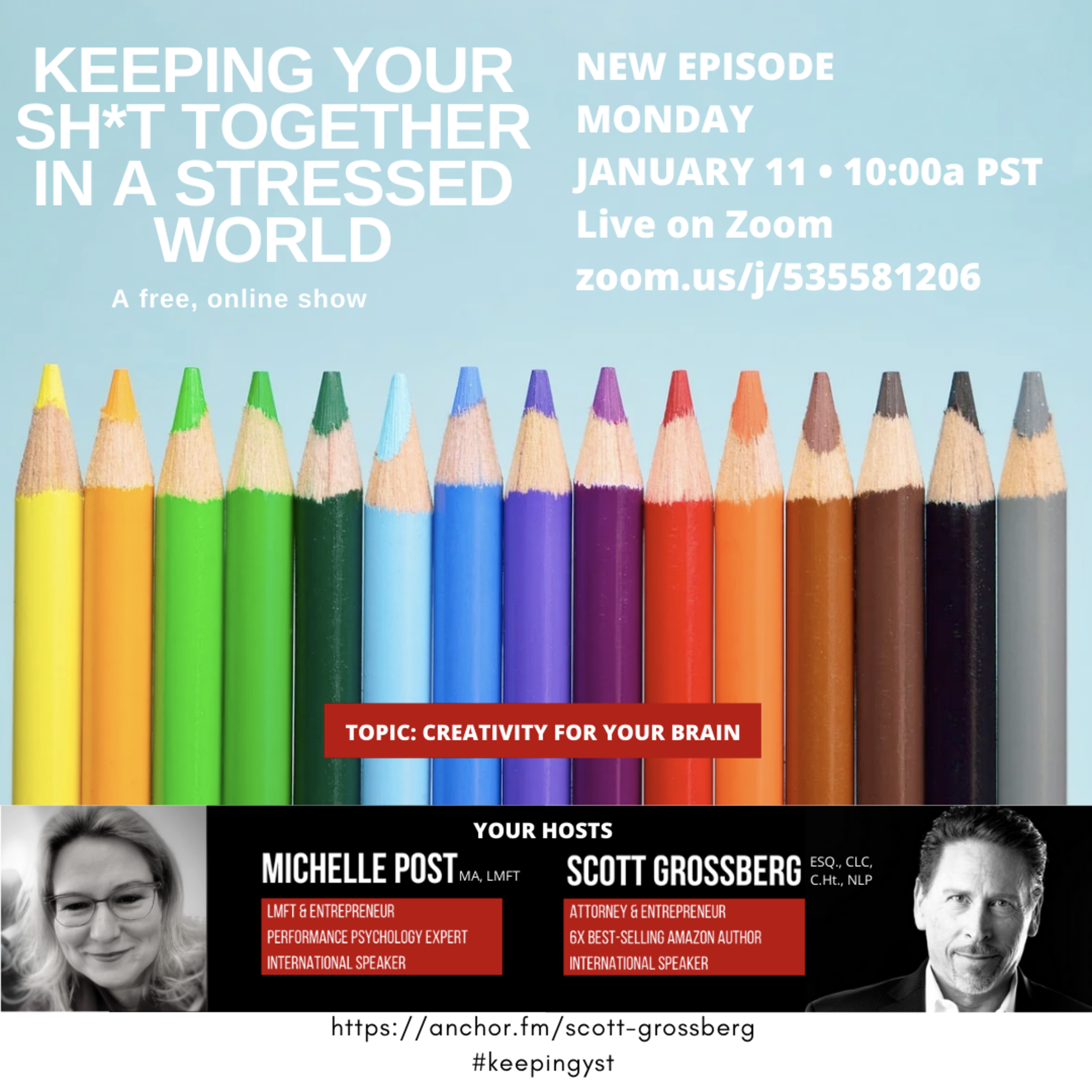 Keeping Your Sh*t Together in a Stressed World with Michelle & Scott