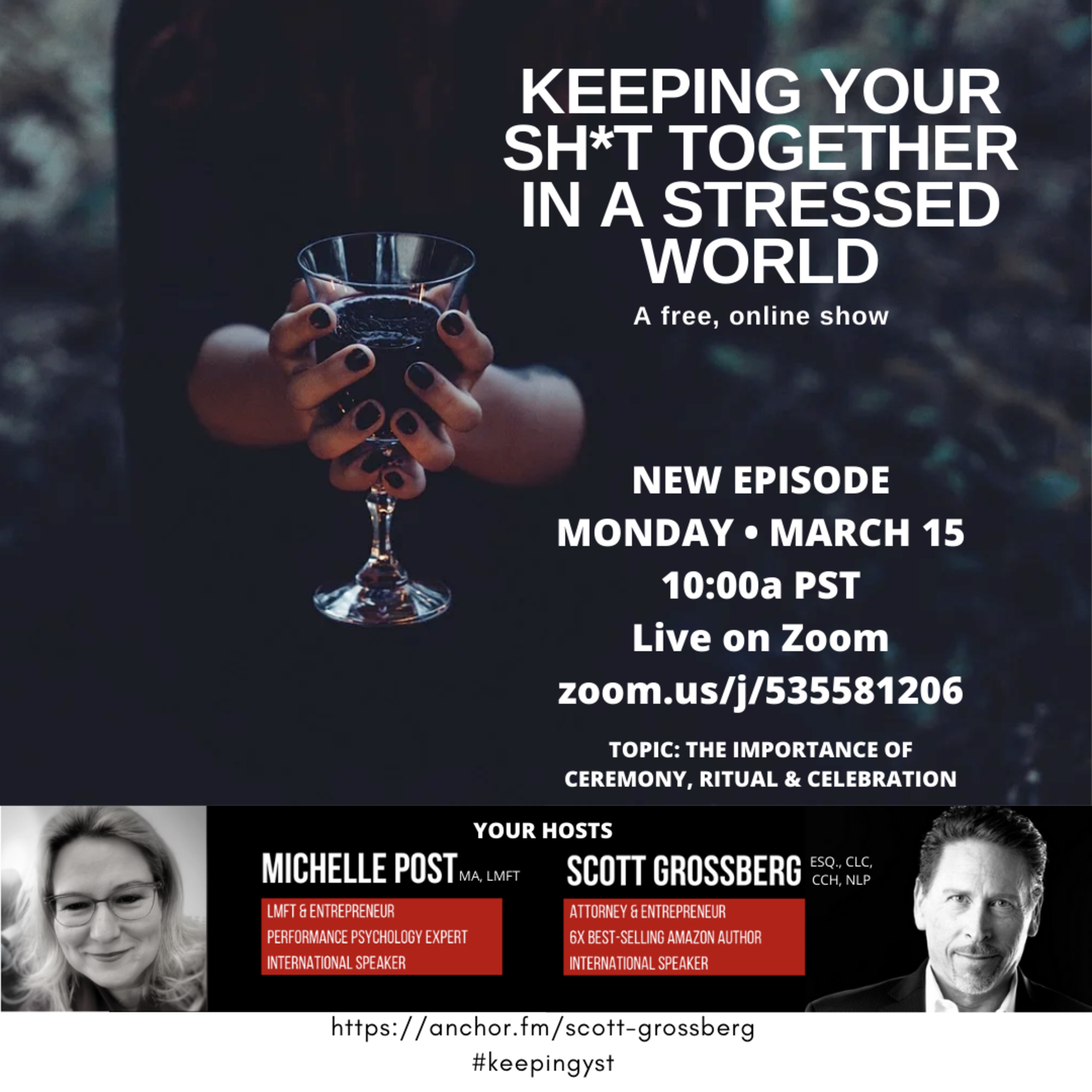 Keeping Your Sh*t Together in a Stressed World with Michelle & Scott