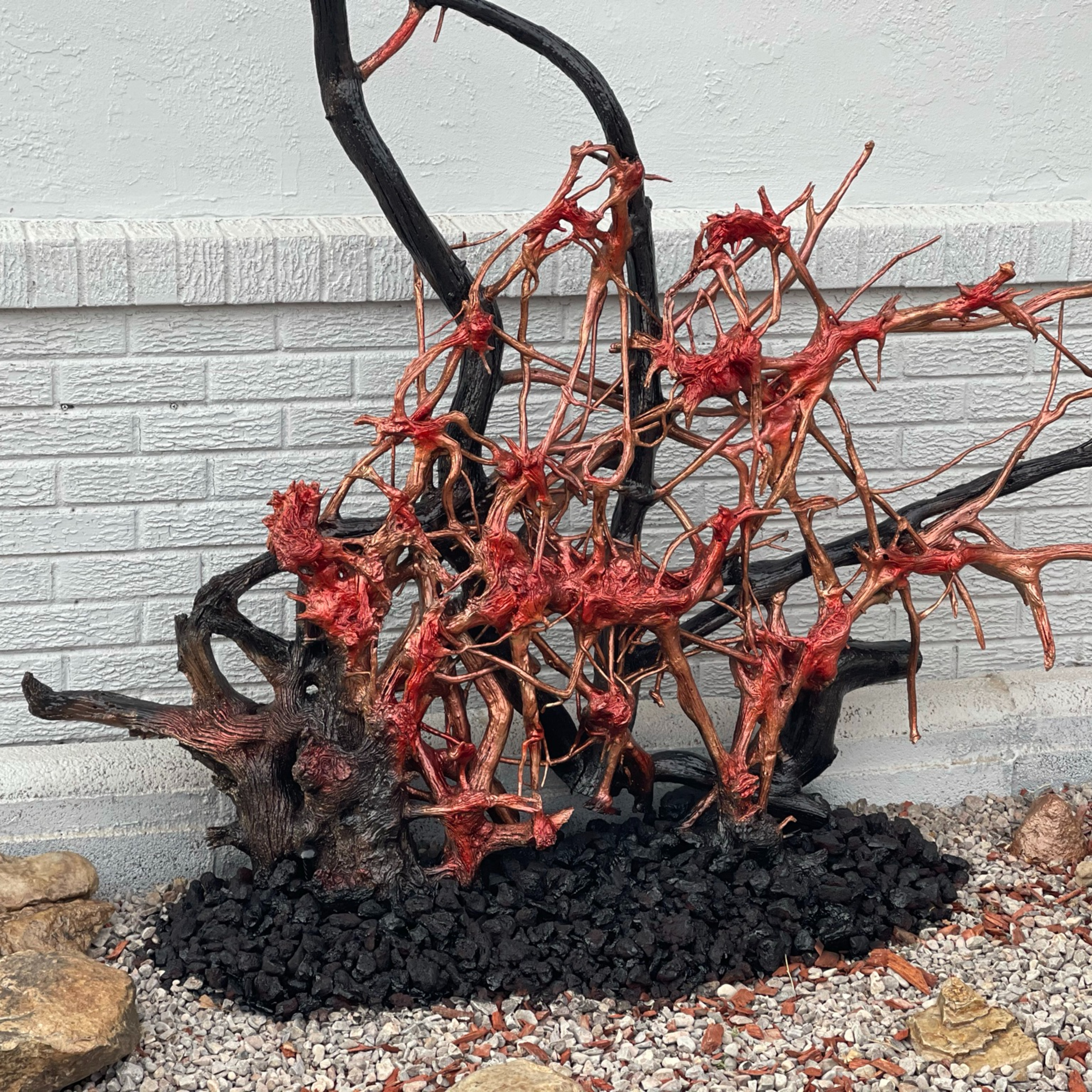 “Ventricle” A Tree Root Art Sculptured New Release by Artist Rene Sepulveda, 2nd Life Boutique Roadrunner Emporium, Alamogordo New Mexico episode artwork