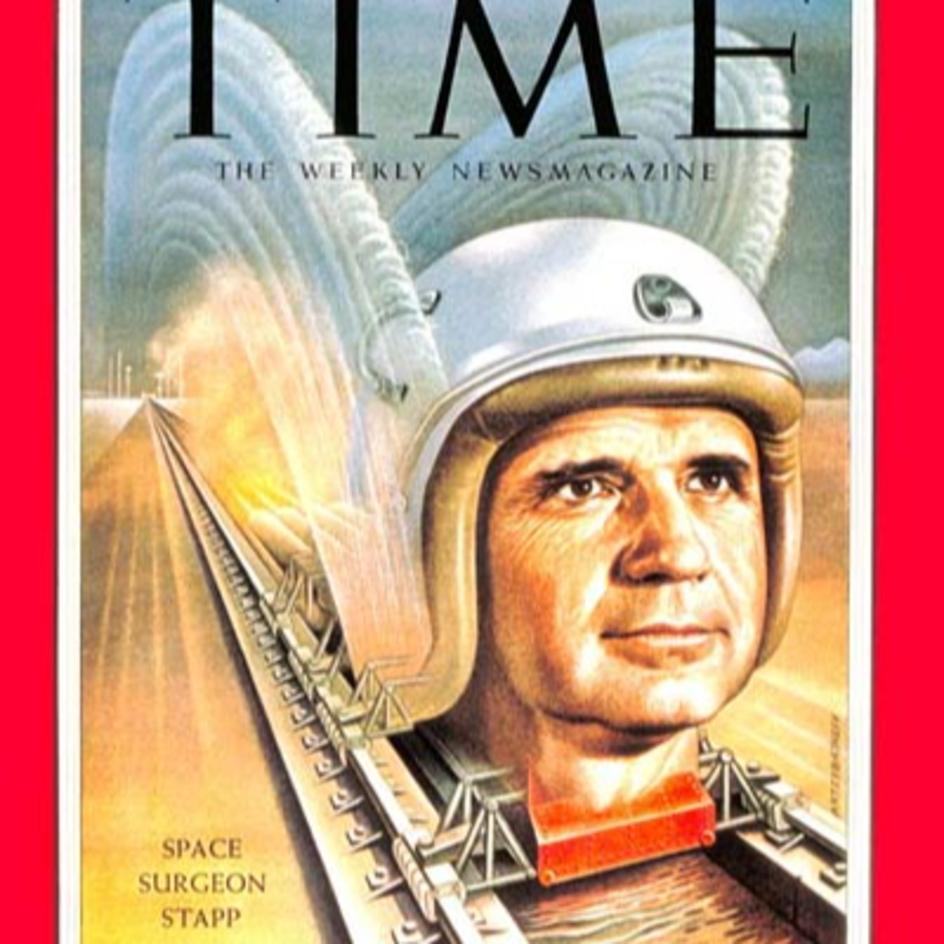 Who was the fastest man on earth, was responsible for the Murphy's Law "whatever can go wrong will go wrong, and championed the seatbelt you wear daily? episode artwork
