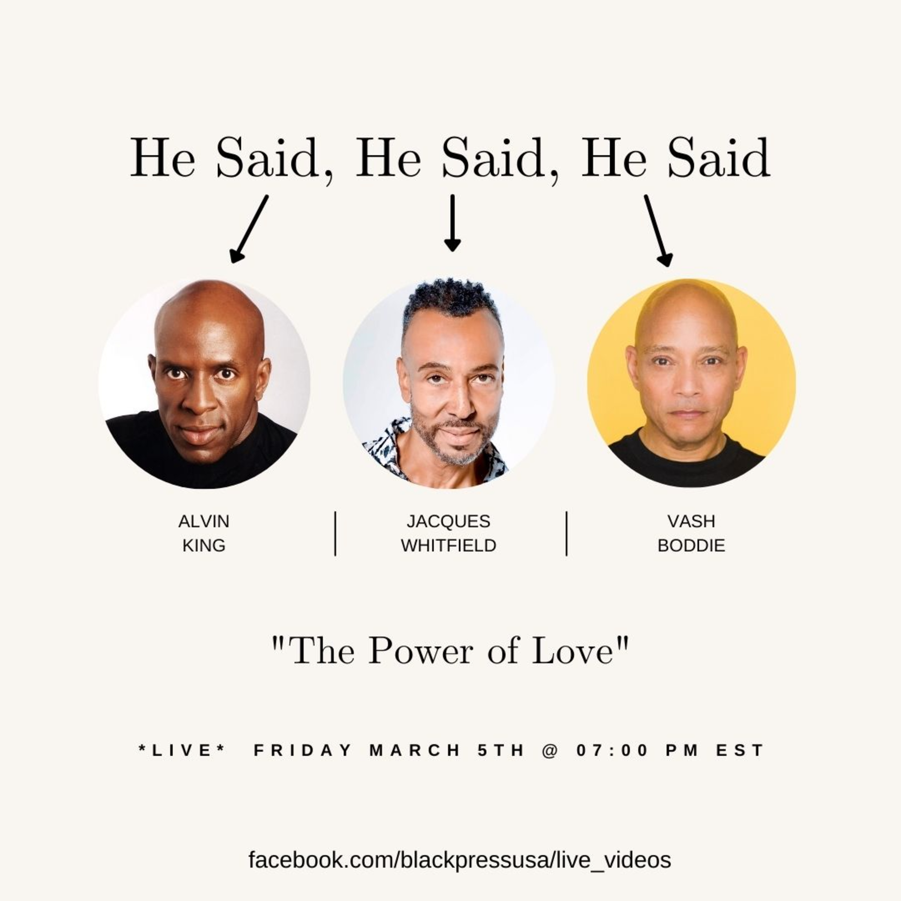 He Said, He Said, He Said - LIVE