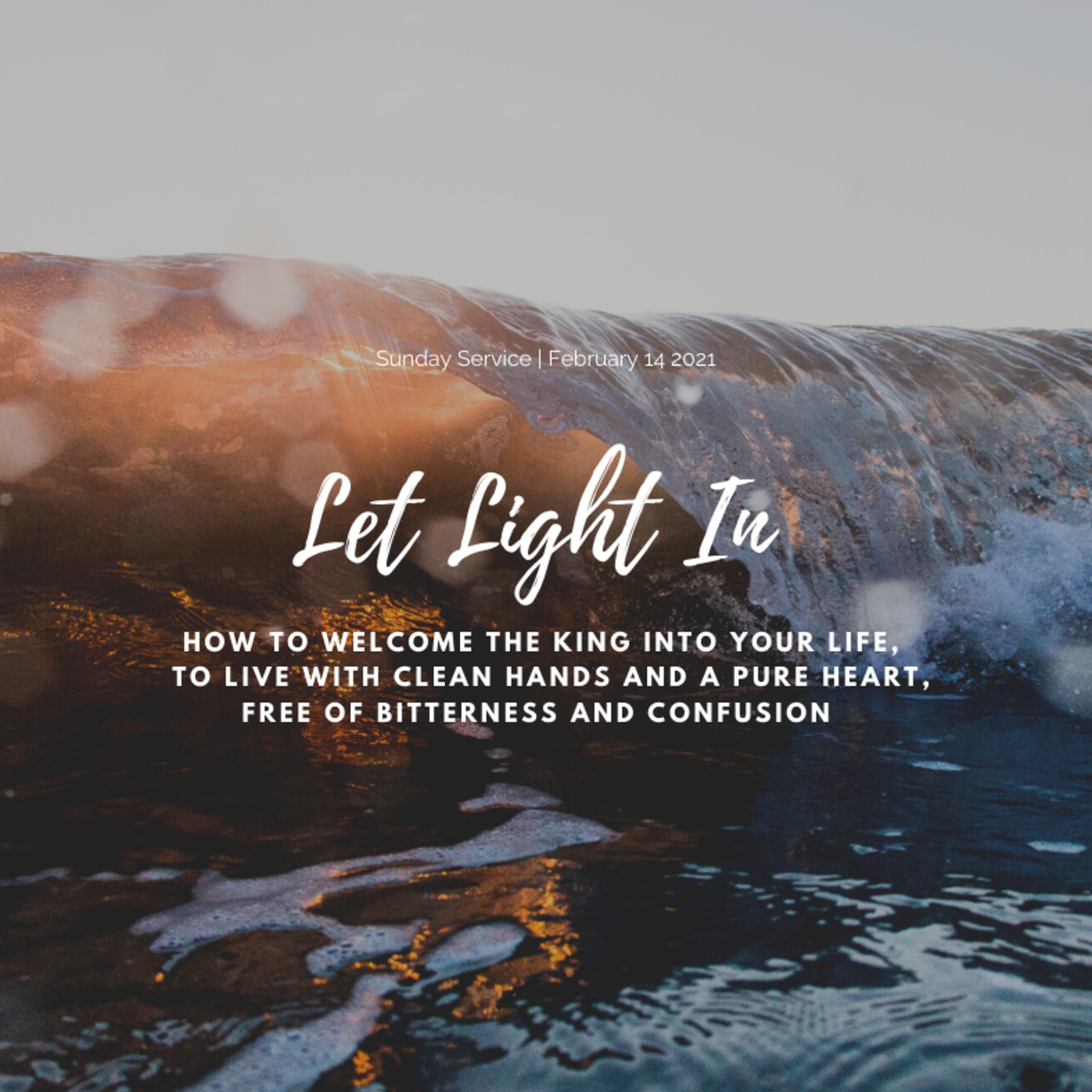 Sunday's Message | 14 February 2021 | Let Light In episode artwork
