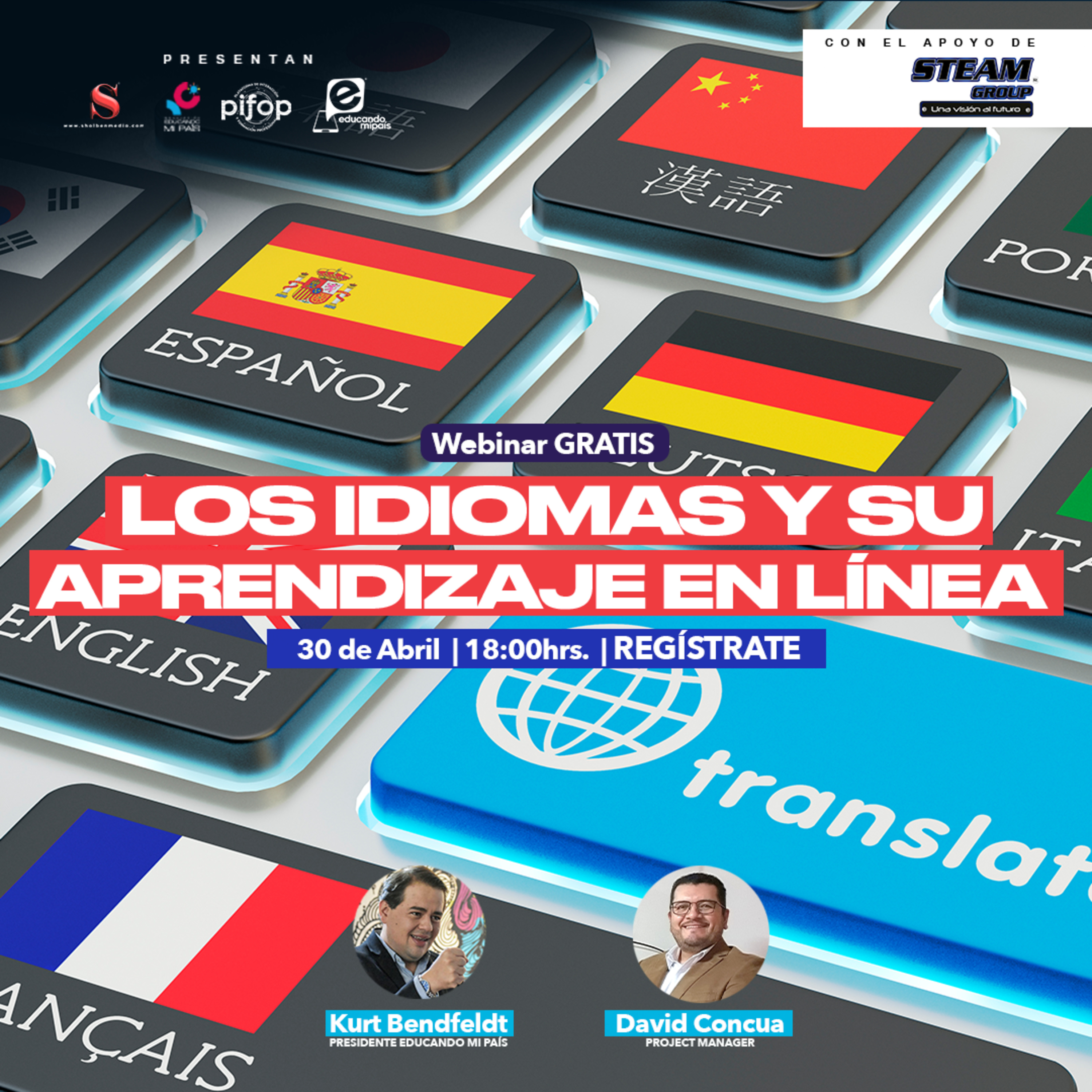 Webinar "Los idiomas y su aprendizaje en linea"  episode artwork