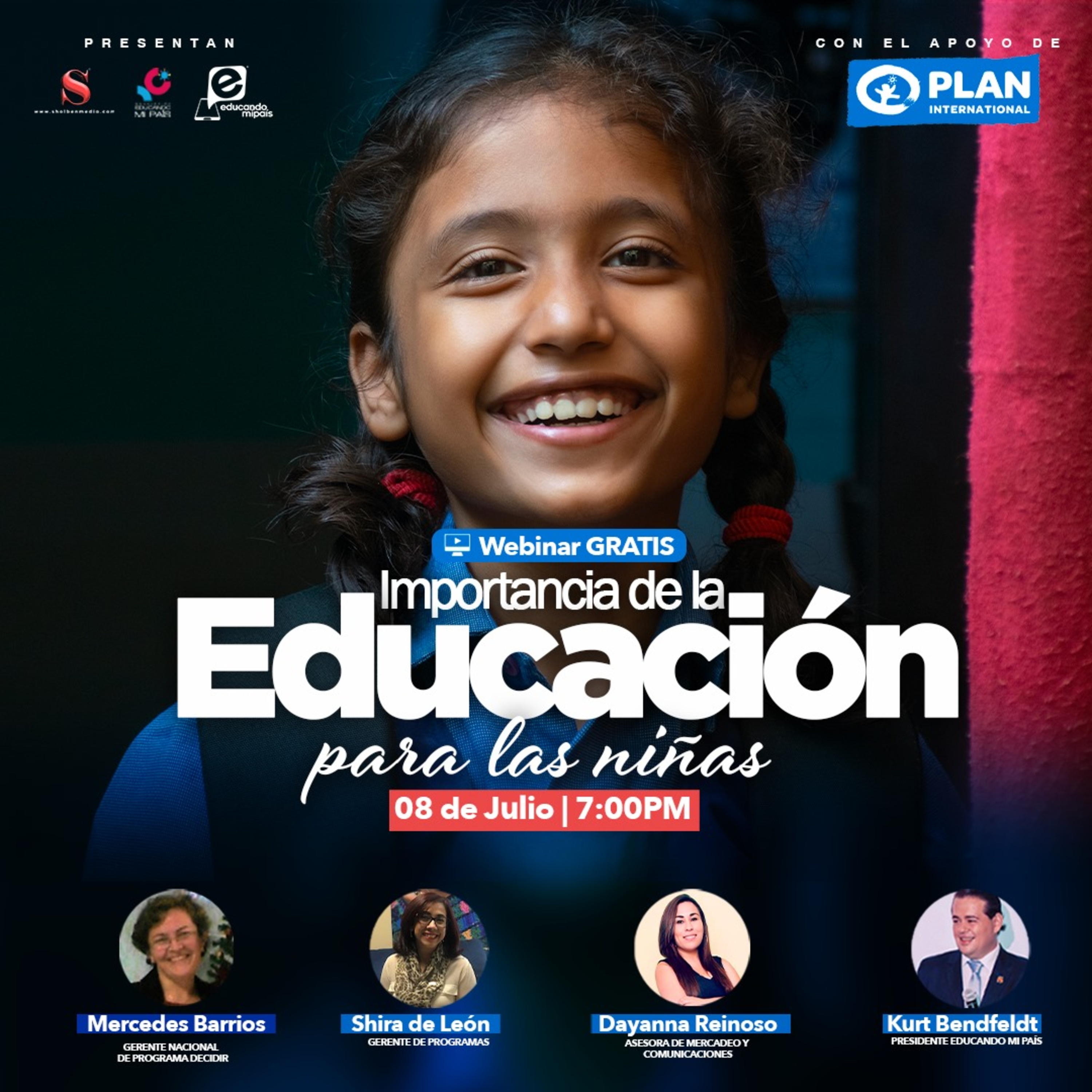 Webinar "Importancia de la Educación en las niñas" episode artwork