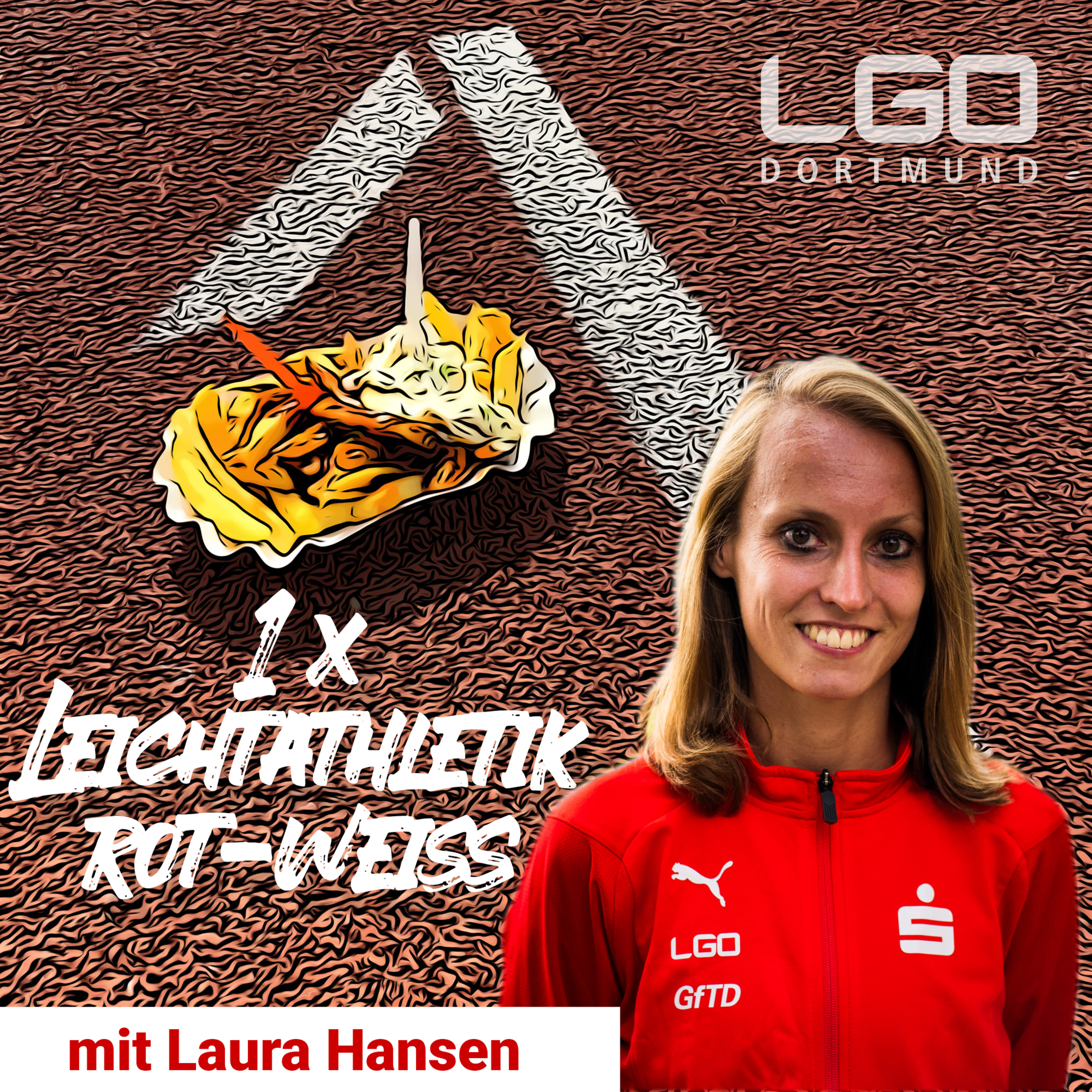 1 x Leichtathletik rot-weiß