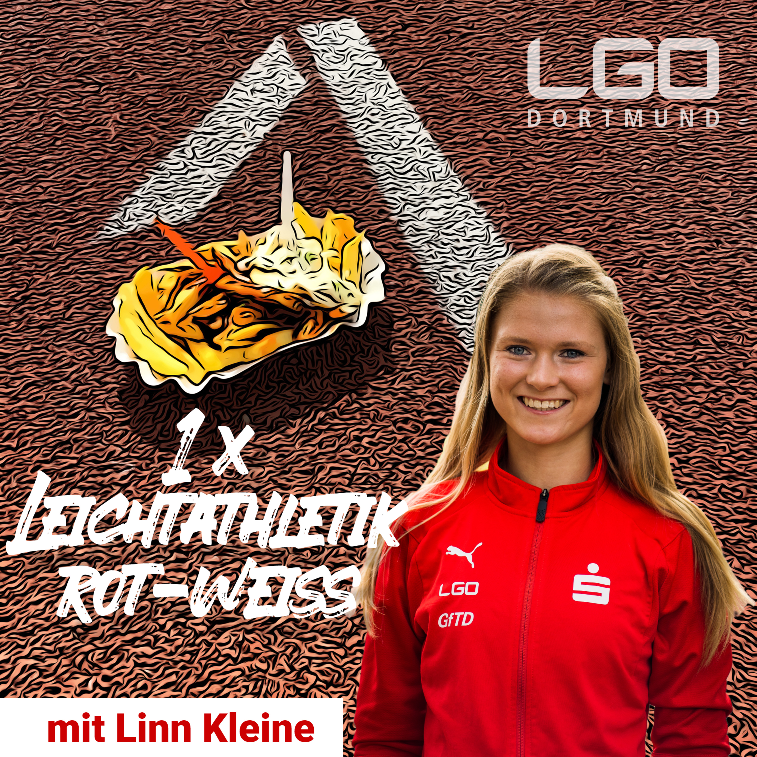 1 x Leichtathletik rot-weiß
