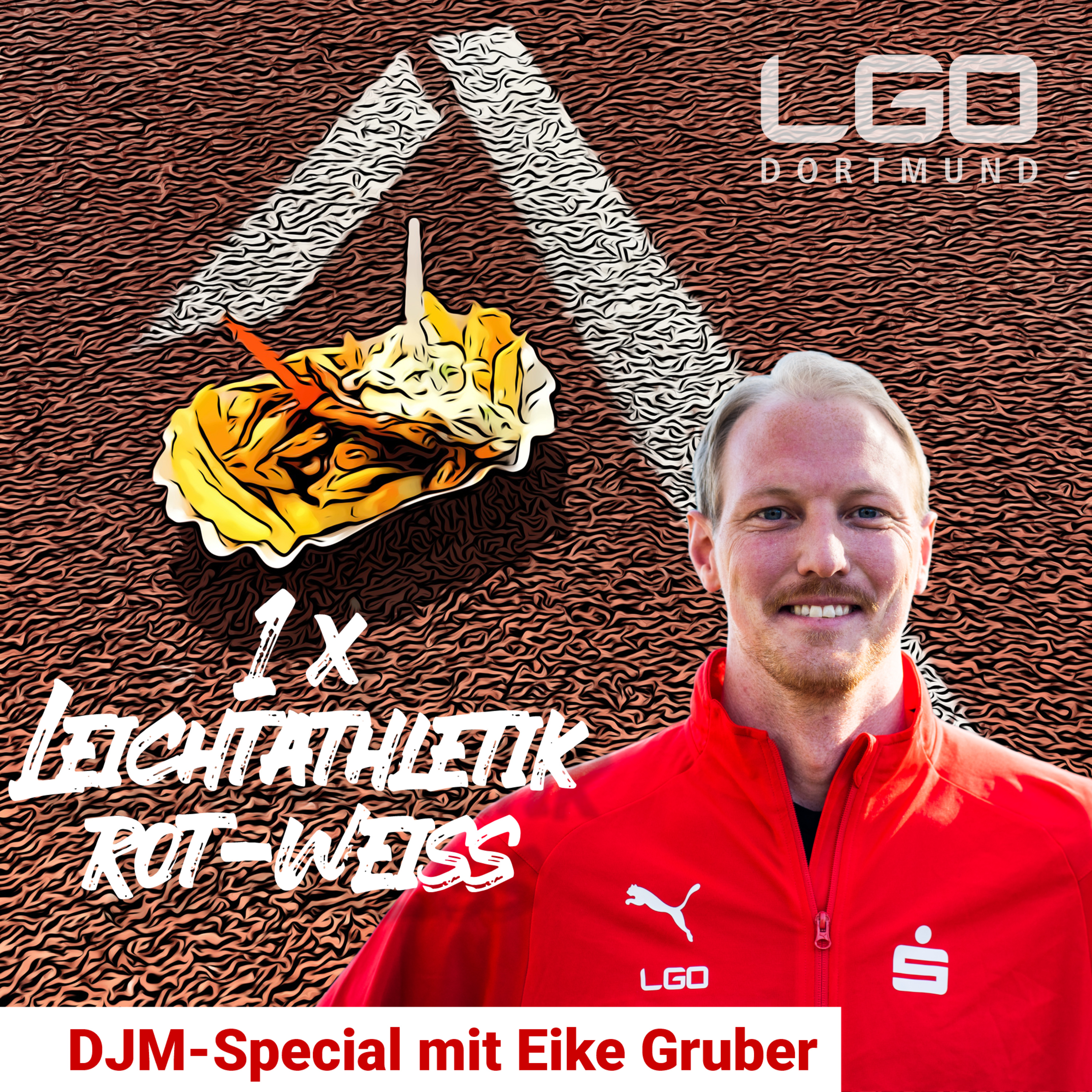 1 x Leichtathletik rot-weiß