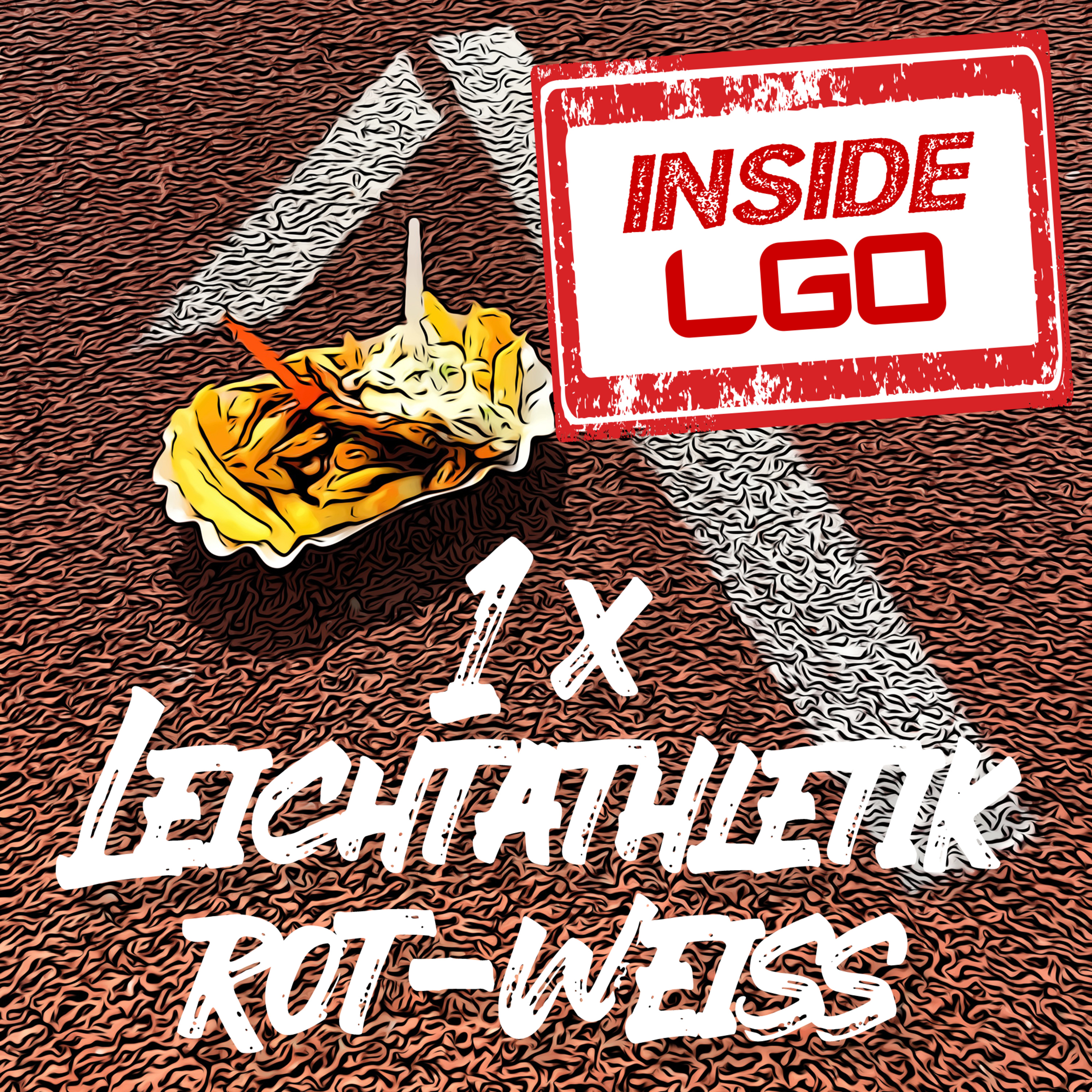 1 x Leichtathletik rot-weiß