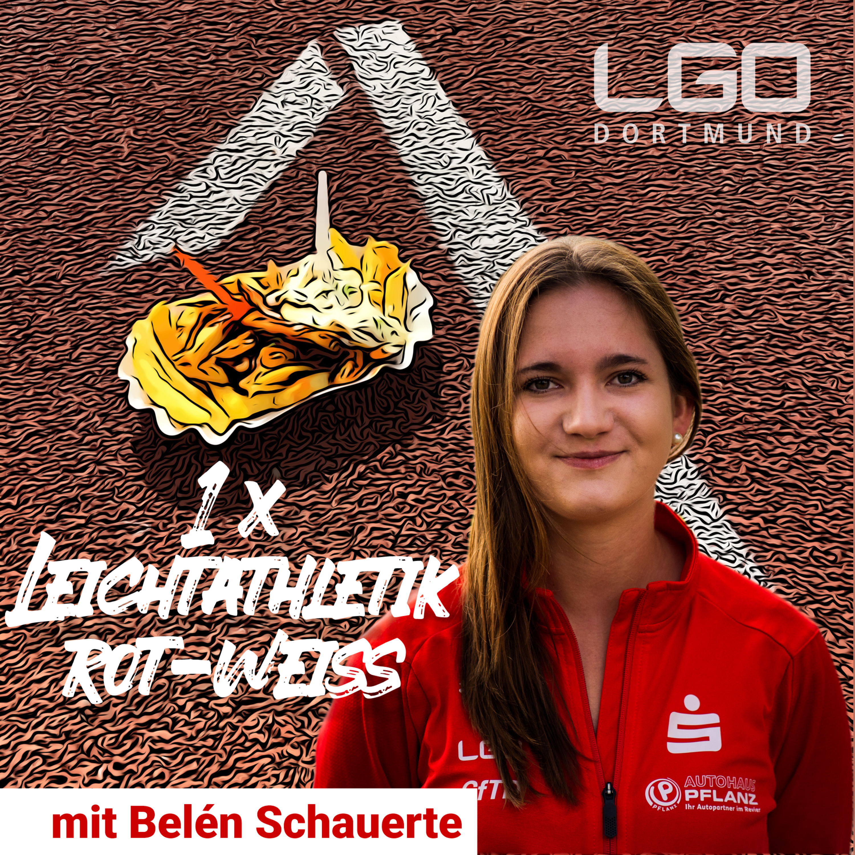 1 x Leichtathletik rot-weiß