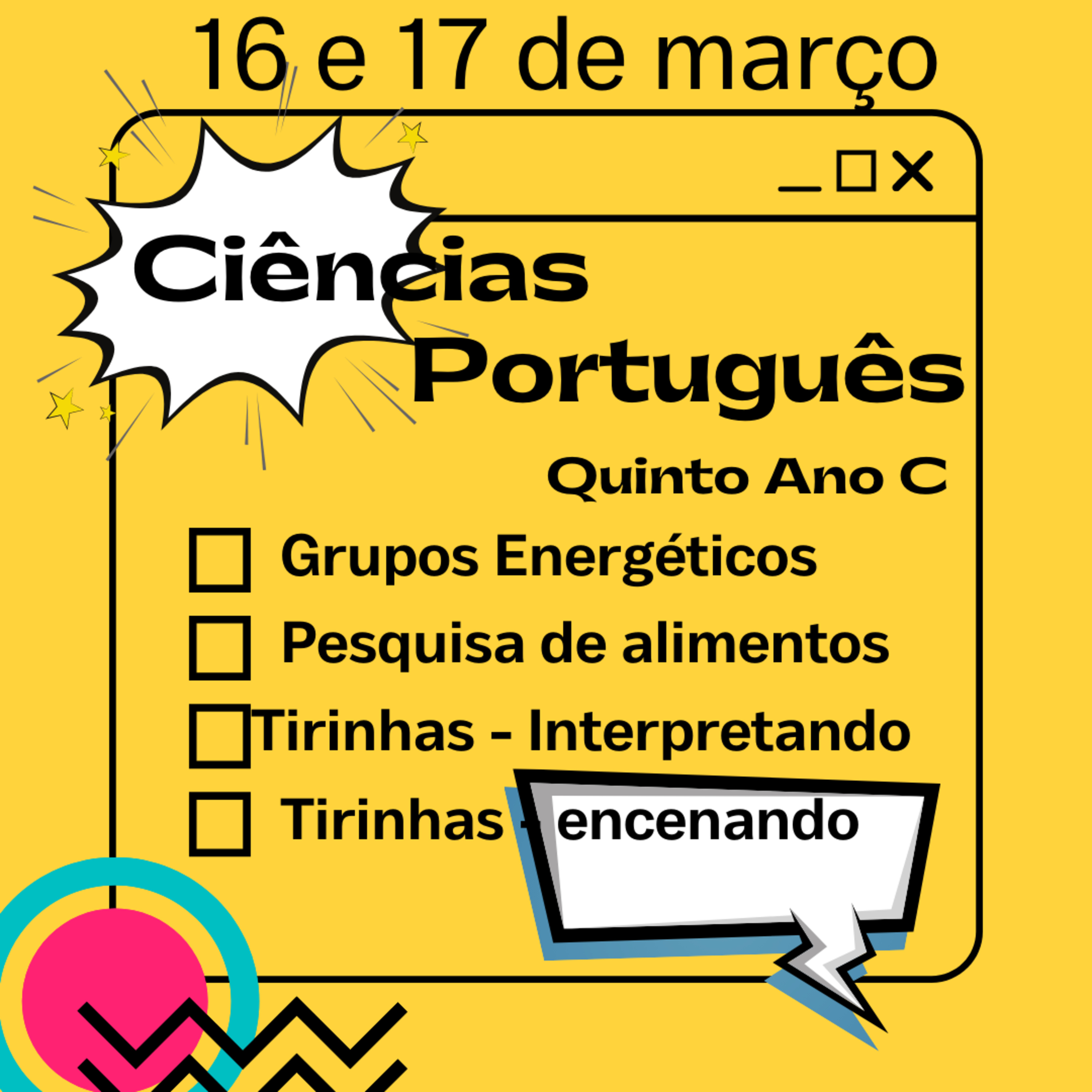 Ciências 16 de Março e Português 17 de março episode artwork