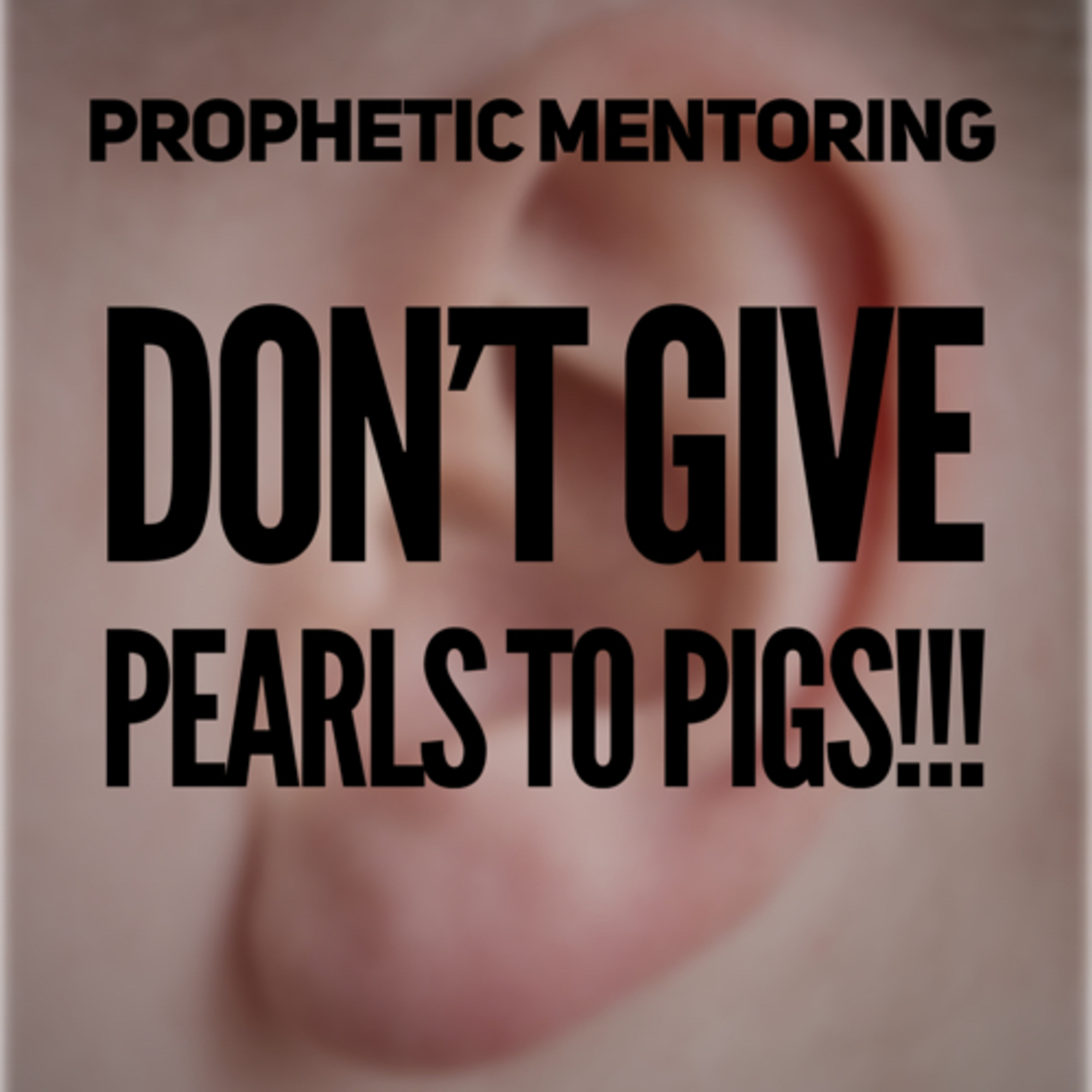 Don’t give your pearls to pigs