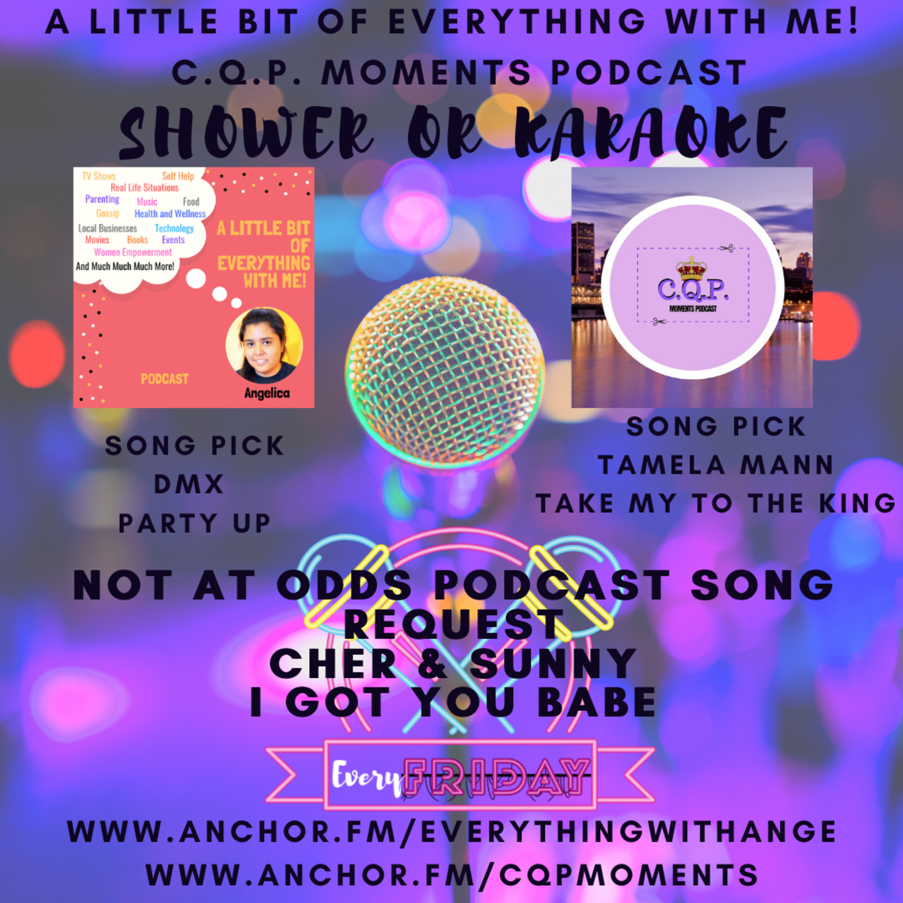 Shower or Karaoke With Coupon Queen Pin - DMX, Tamela Mann & Cher & Sunny