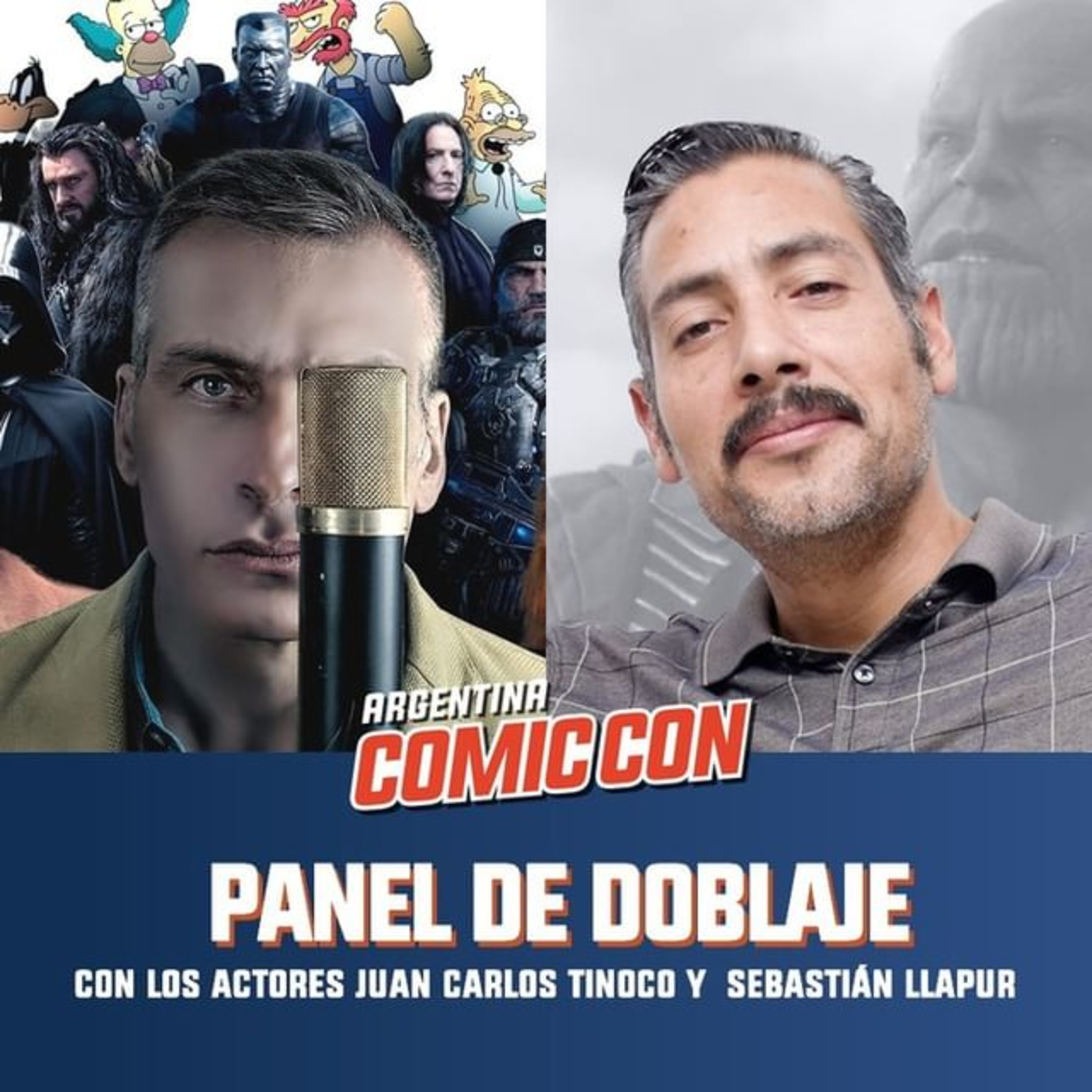 Entrevista a Juan Carlos Tinoco - Actor de doblaje - 12° ComicCon Argentina episode artwork