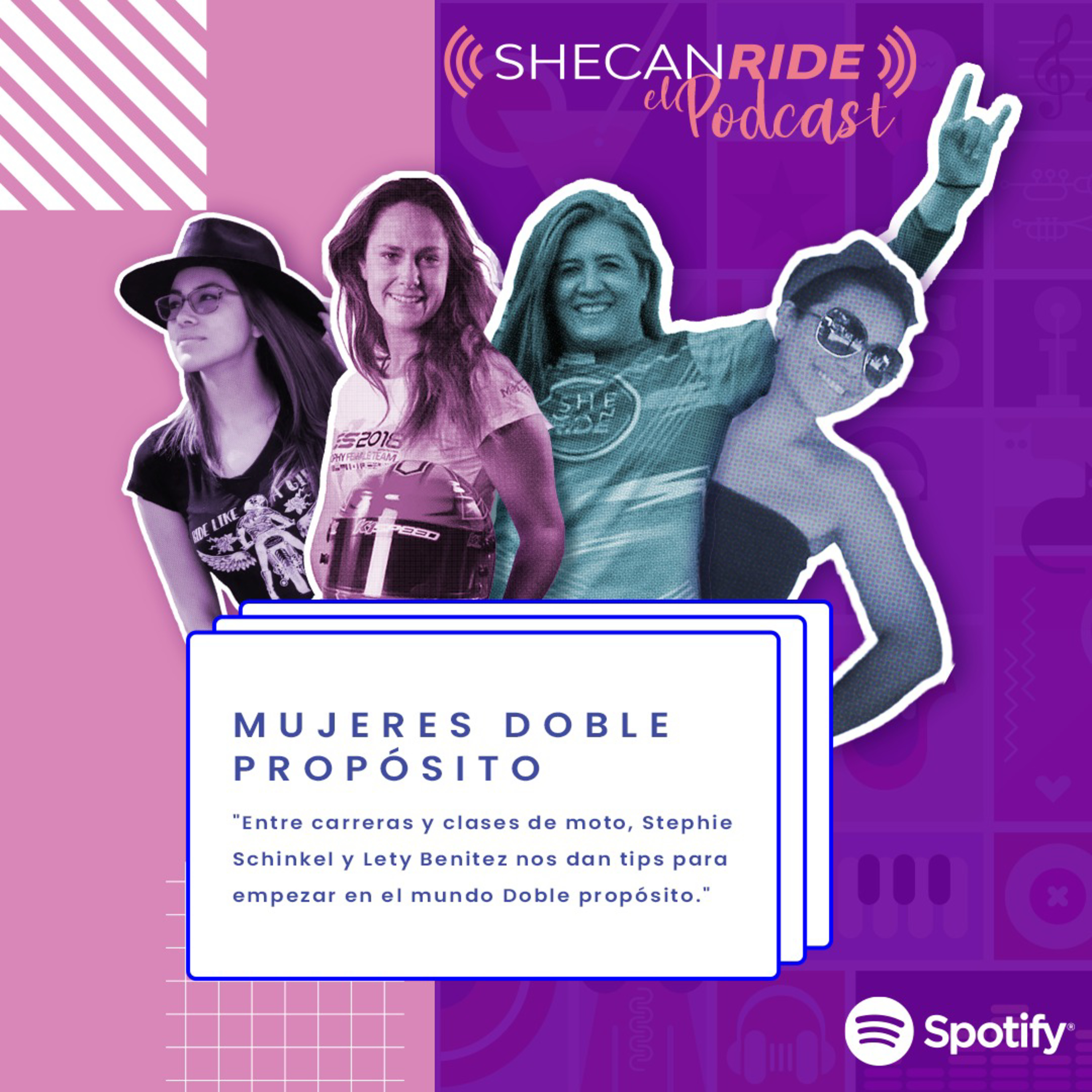 She can ride El Podcast
