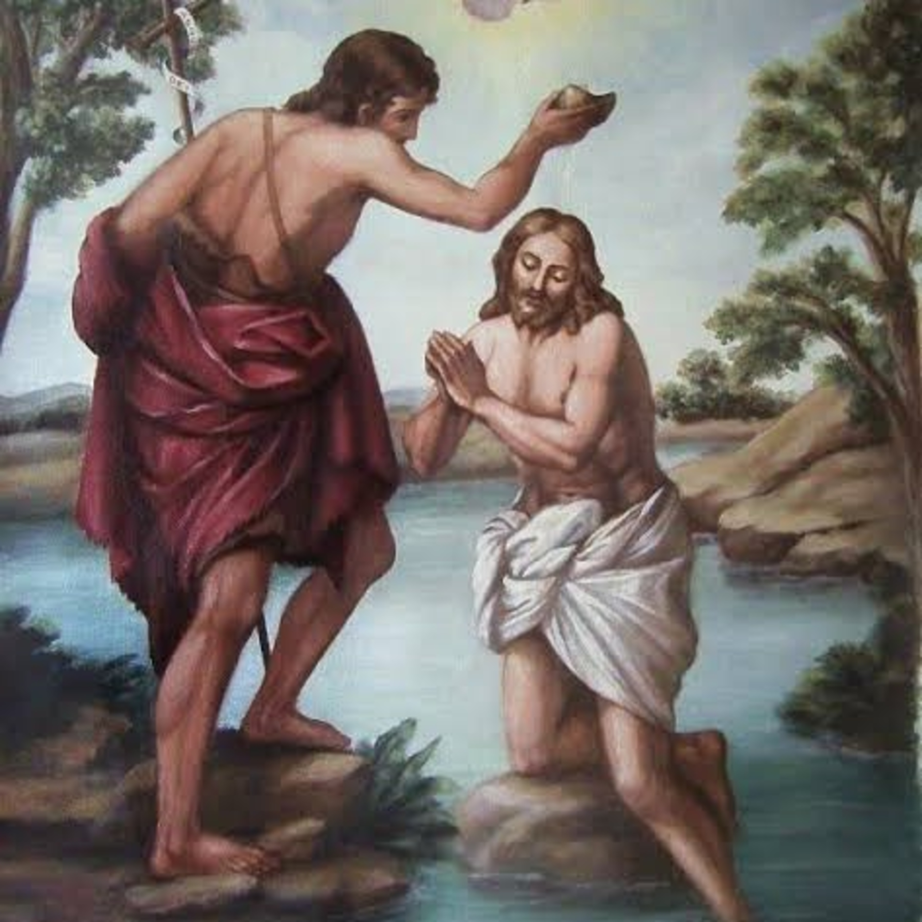 Jesús es bautizado en el Jordán. episode artwork