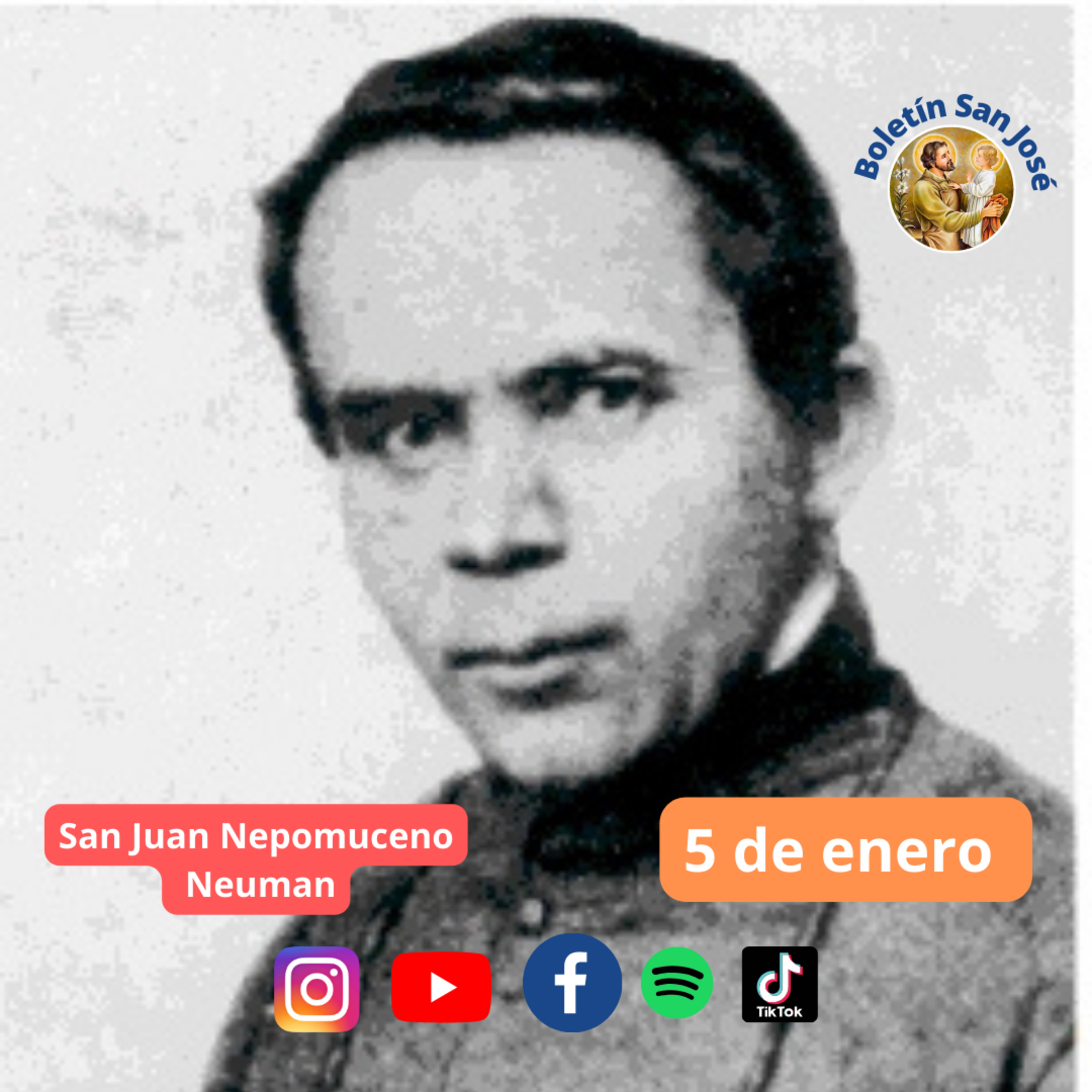San Juan Nepomuceno Neumann. 5 de enero. episode artwork