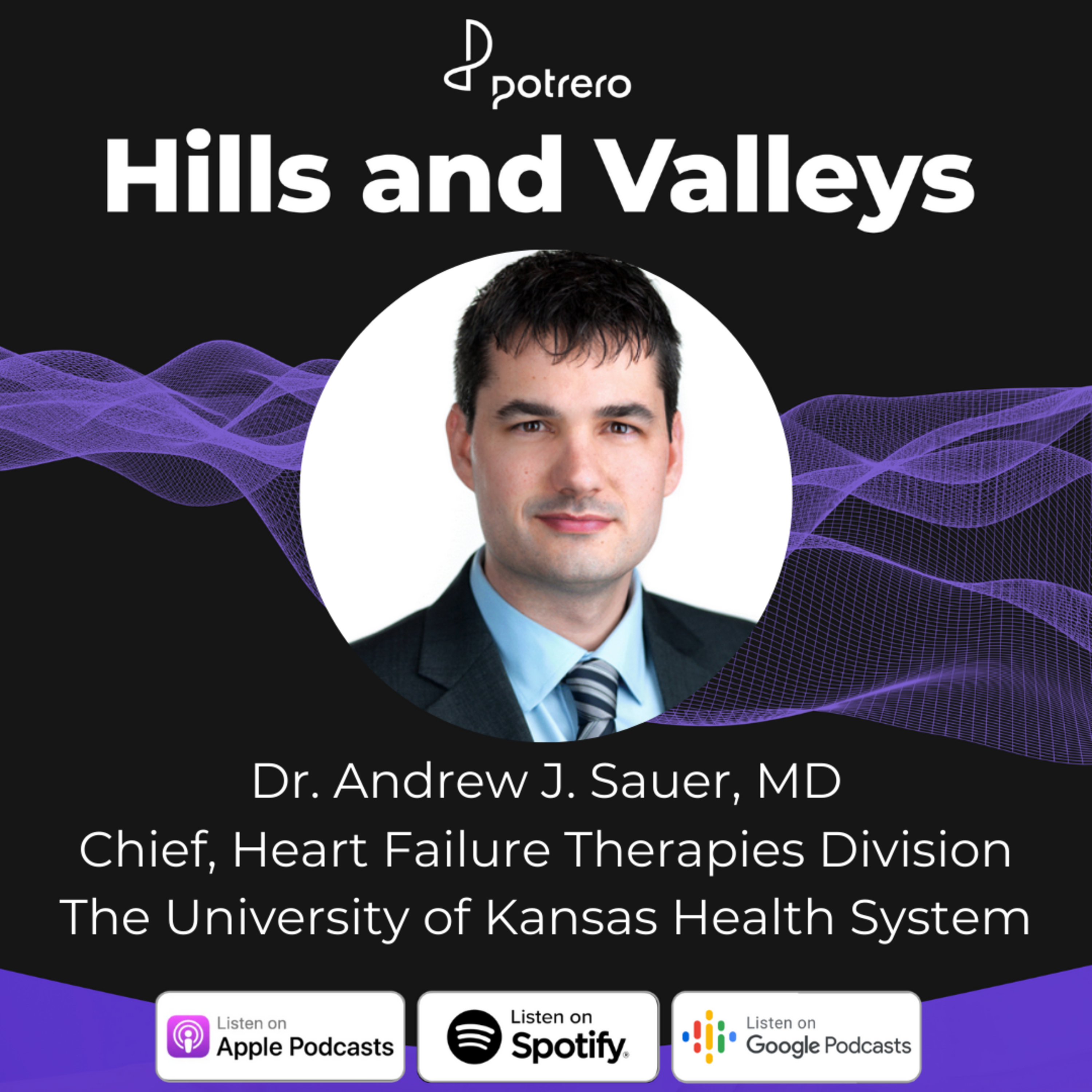 Ep21: Dr. Andrew J. Sauer, Chief of Heart Failure Therapies Division at The University of Kansas Health System episode artwork
