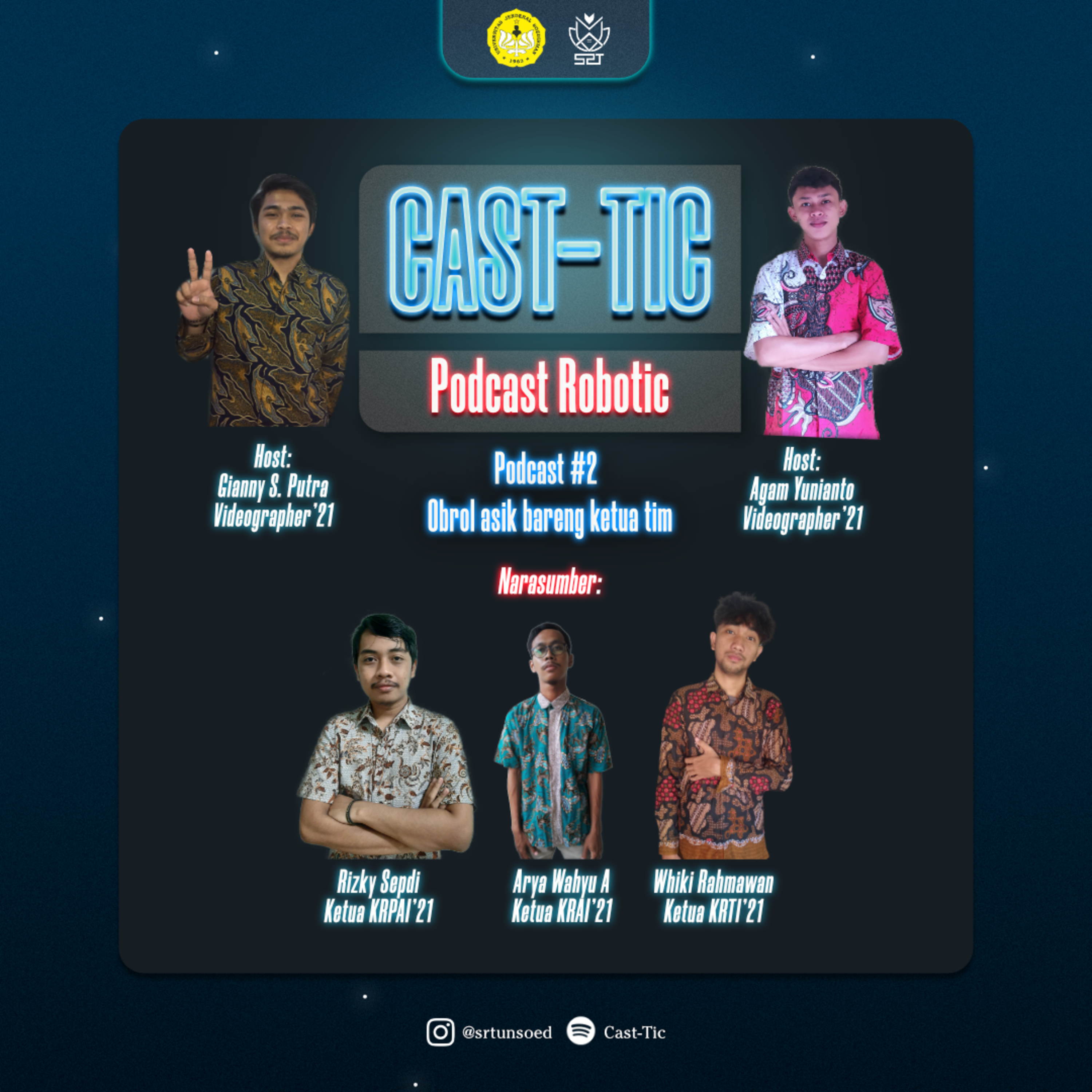 Cast-Tic (Podcast Robotic)
