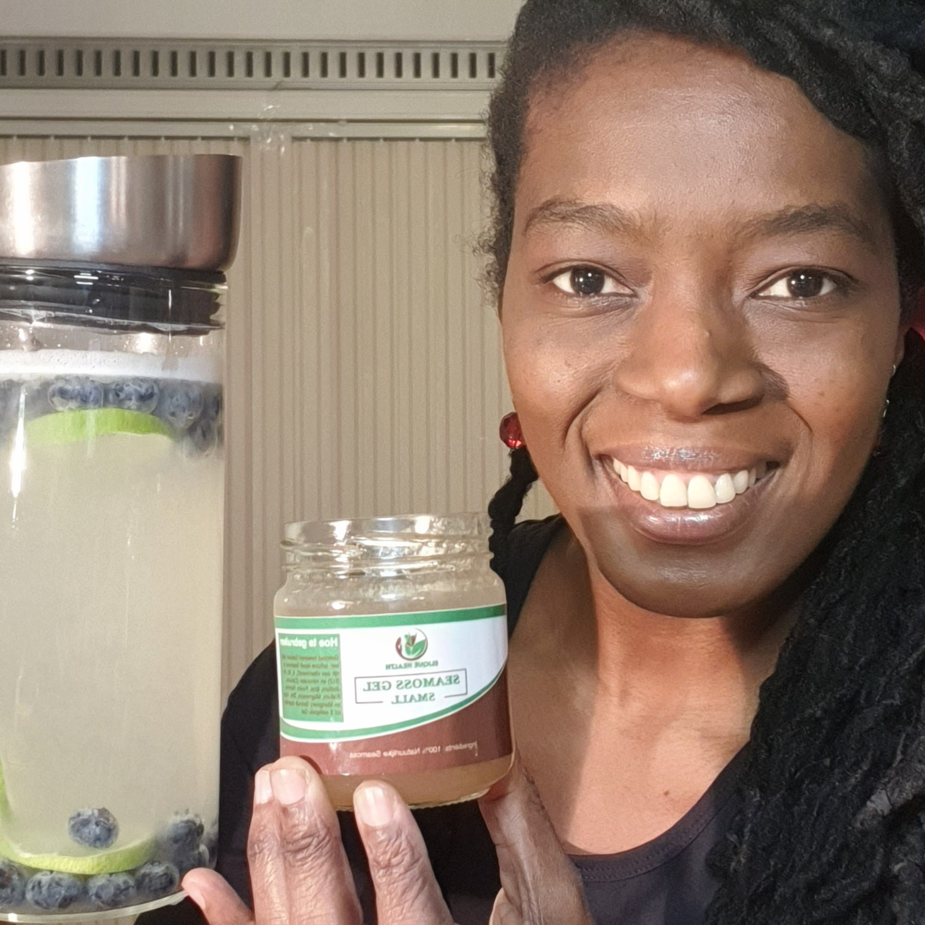 3 Easy Steps Making SeaMoss Irish Moss Detox Water Limoen, Blauwe Bessen Sea Moss Drink Nederlands