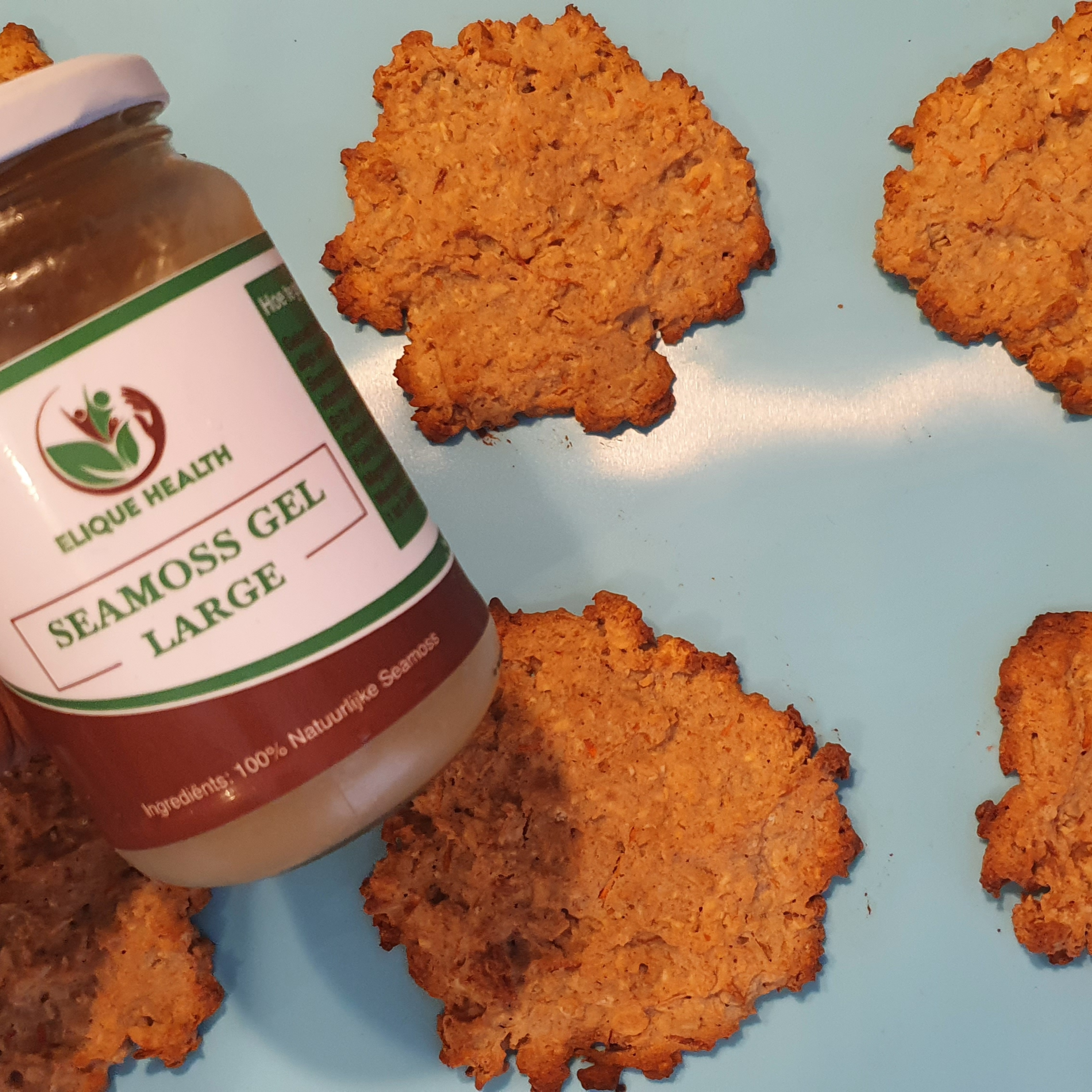 Sea Moss cookie recipe, koekjes met Seamoss gel Nederlands gespr. How to make Healthy cookies w GEL episode artwork