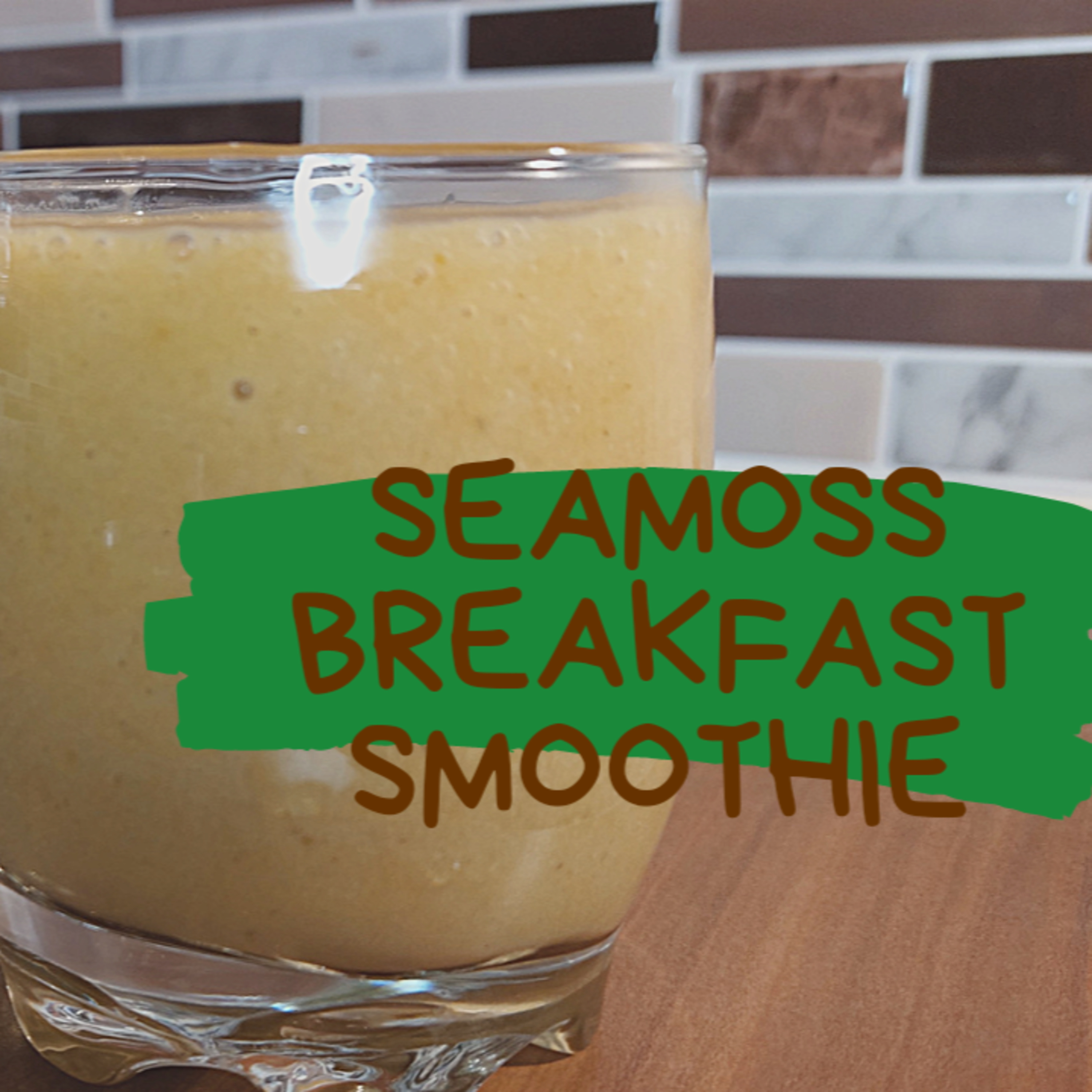 Seamoss Smoothie With Fruits and Irish Moss Gel Ned. tutorial Elique Health