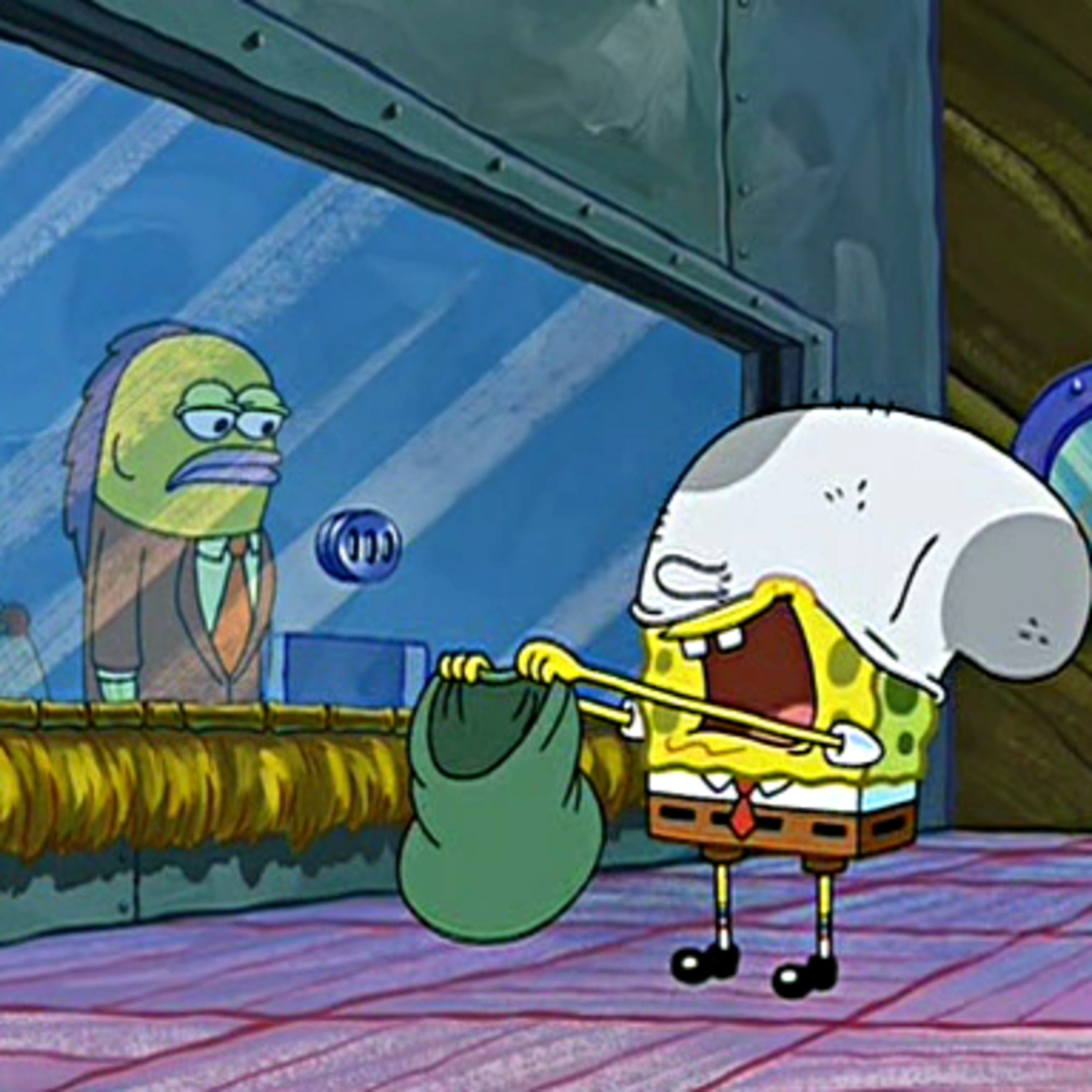 S3E5: Mermaid Man and Barnacle Boy IV/Doing Time