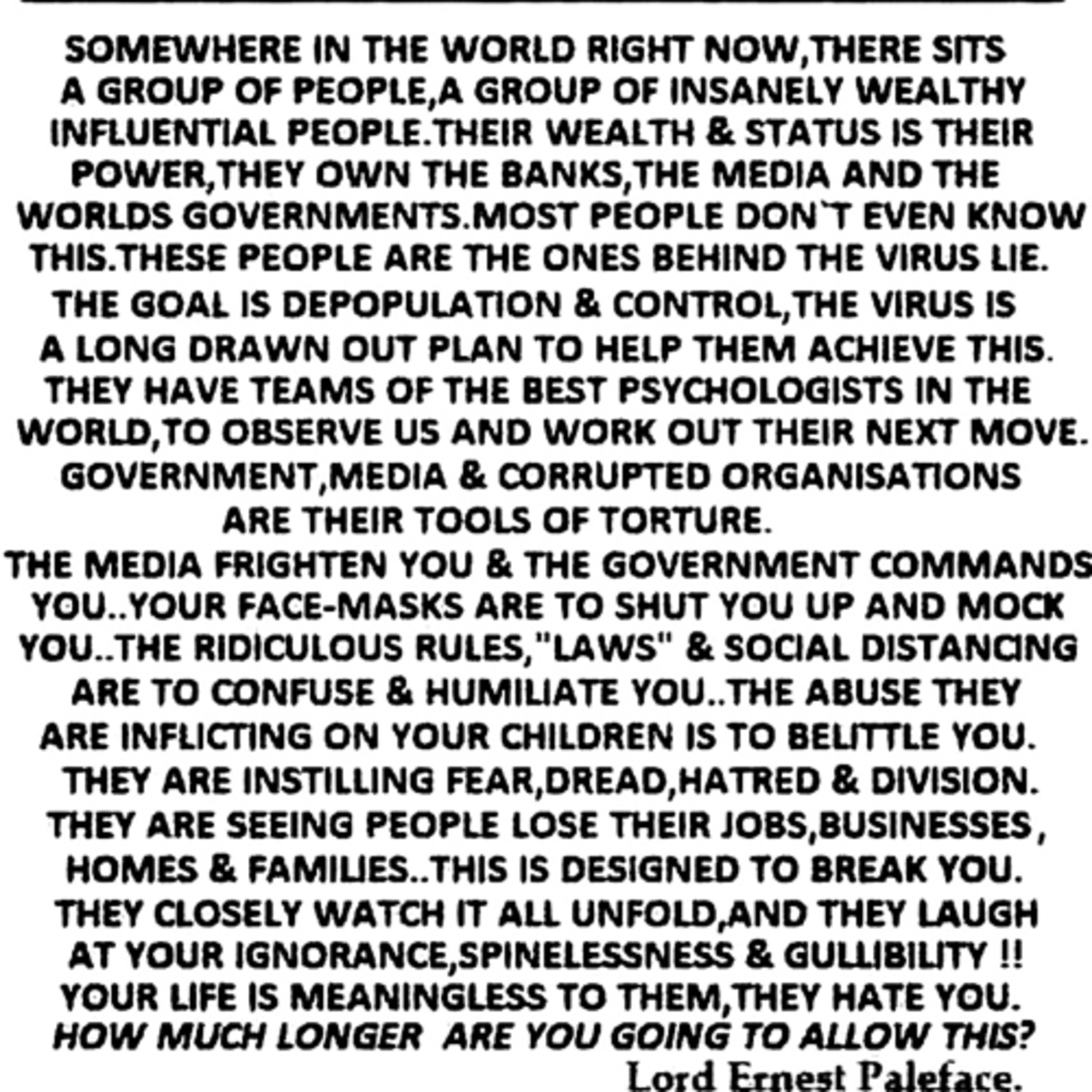 We Do Not Consent Worldwide by Angelia Kay (Artist, Poet, and Independent Investigative Journalist)