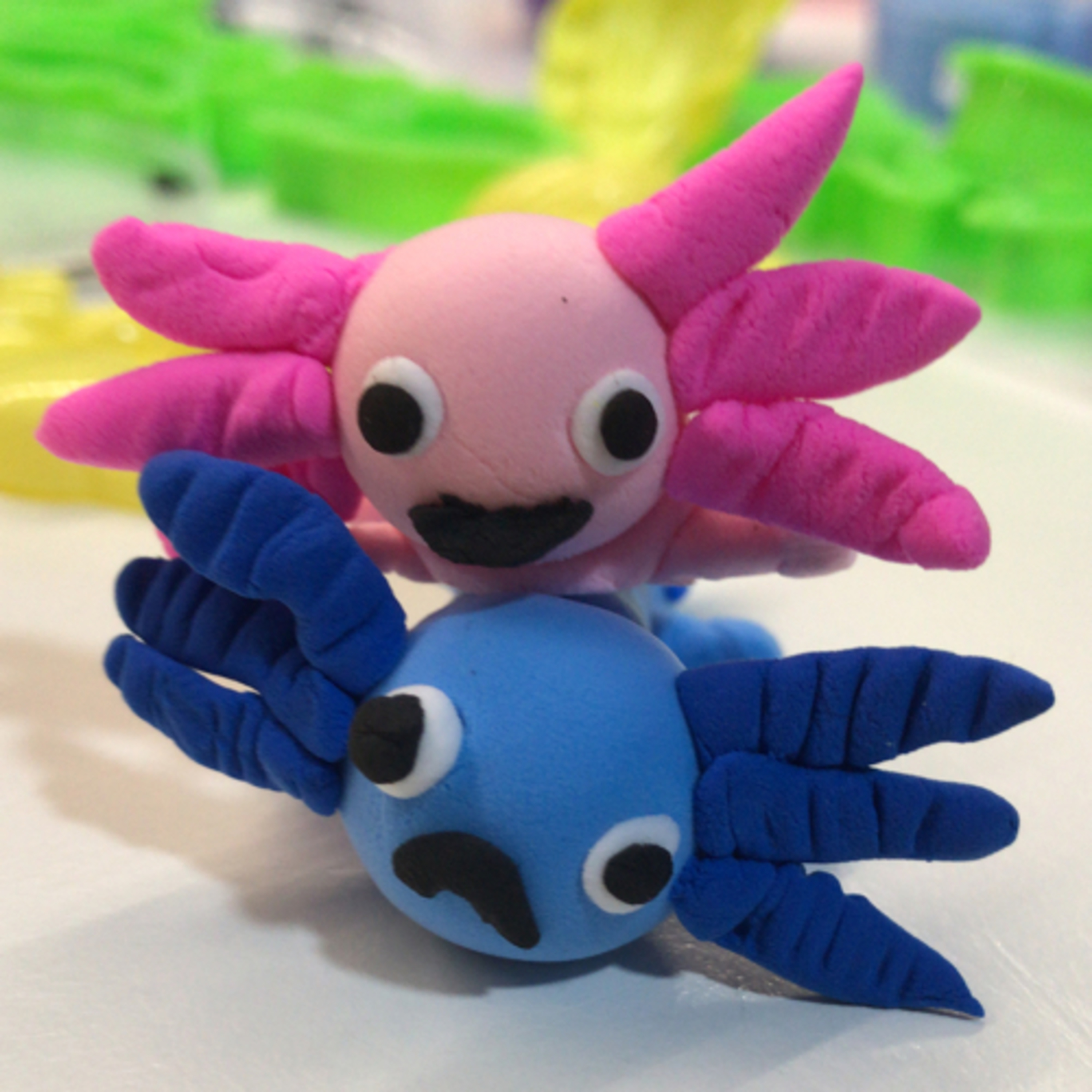 making a sad axolotl : > episode artwork