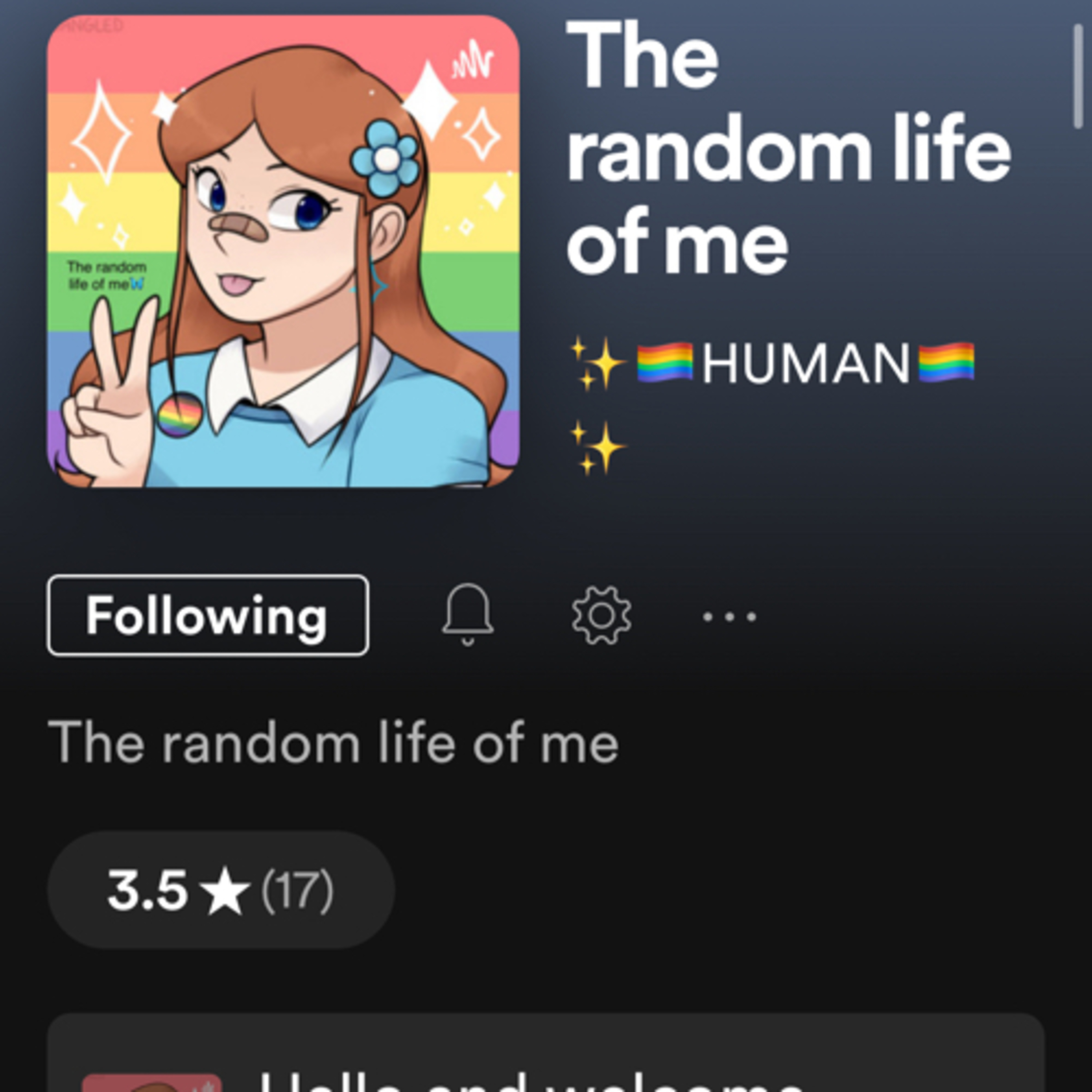 LISTEN TO THE RANDOM LIFE OF ME! episode artwork
