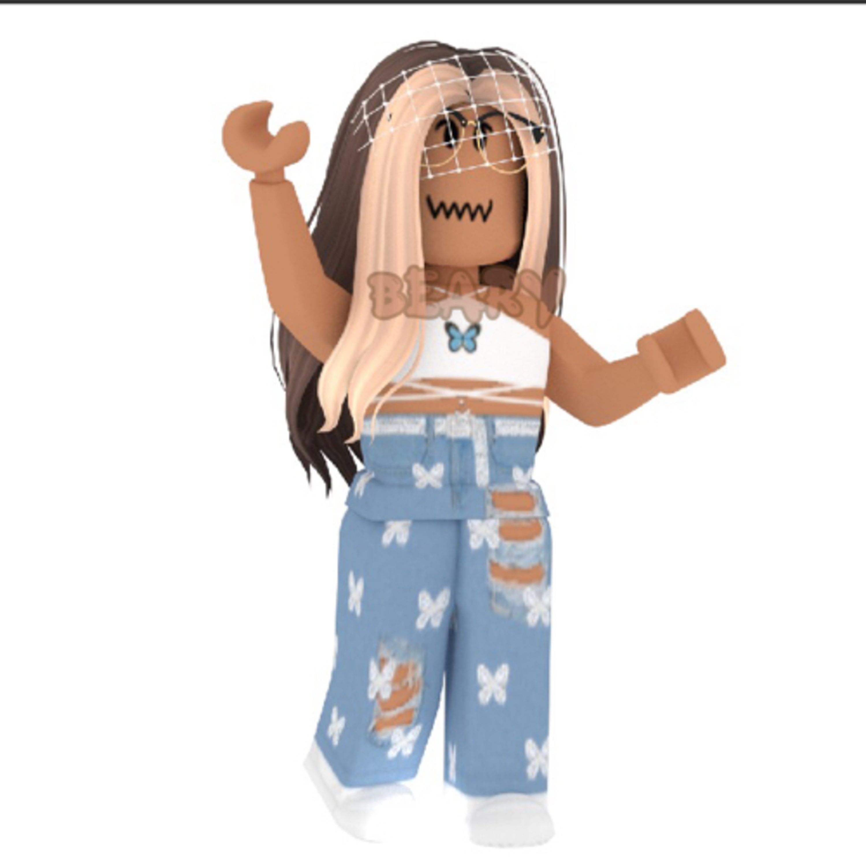Making gfx for my roblox group members ( gabby ) episode artwork