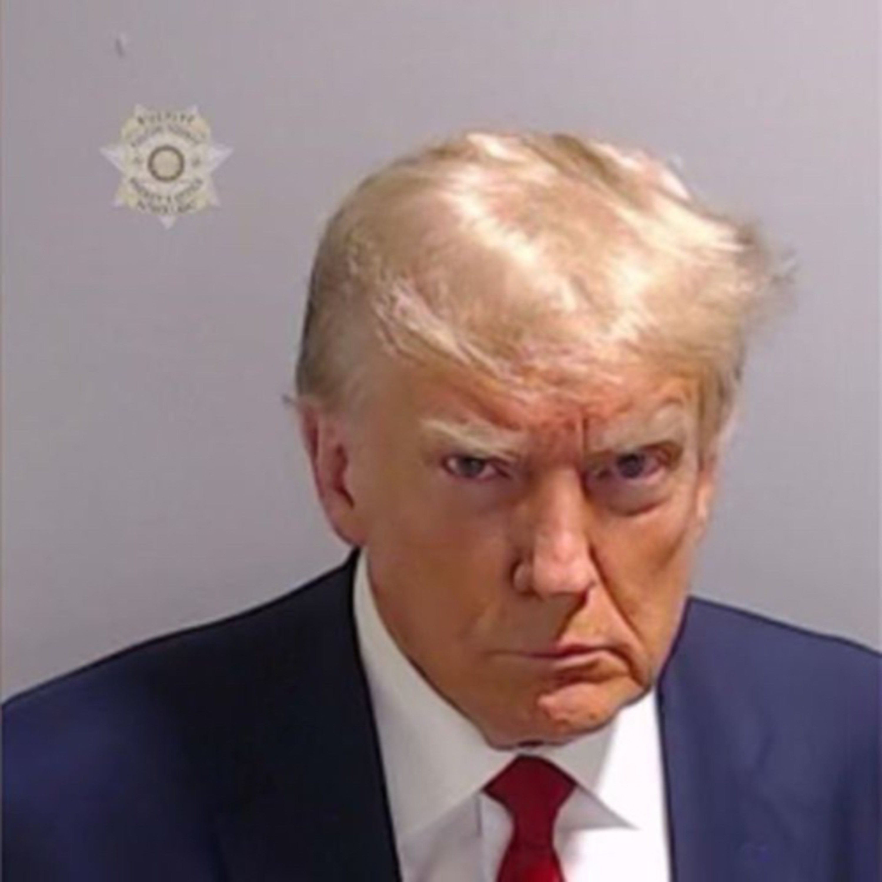 "Former President Trump Arrested, Released on $200,000 Bond in County Jail" episode artwork