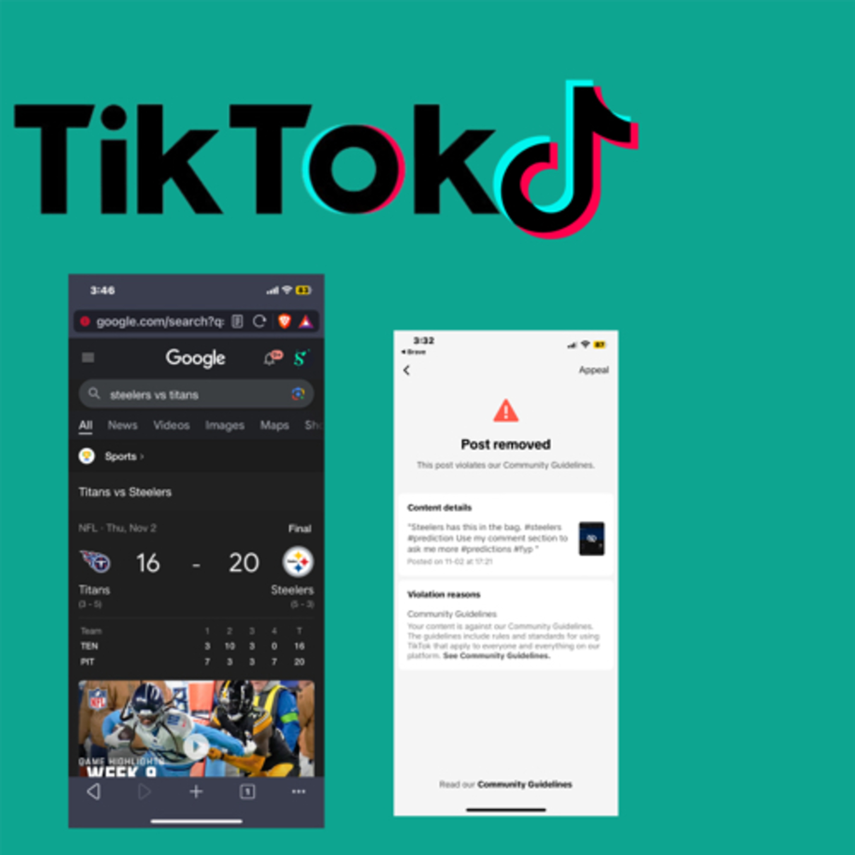 TikTok Takes Down User's Sports Prediction Video – Unprecedented Move Leaves Fans Baffled episode artwork