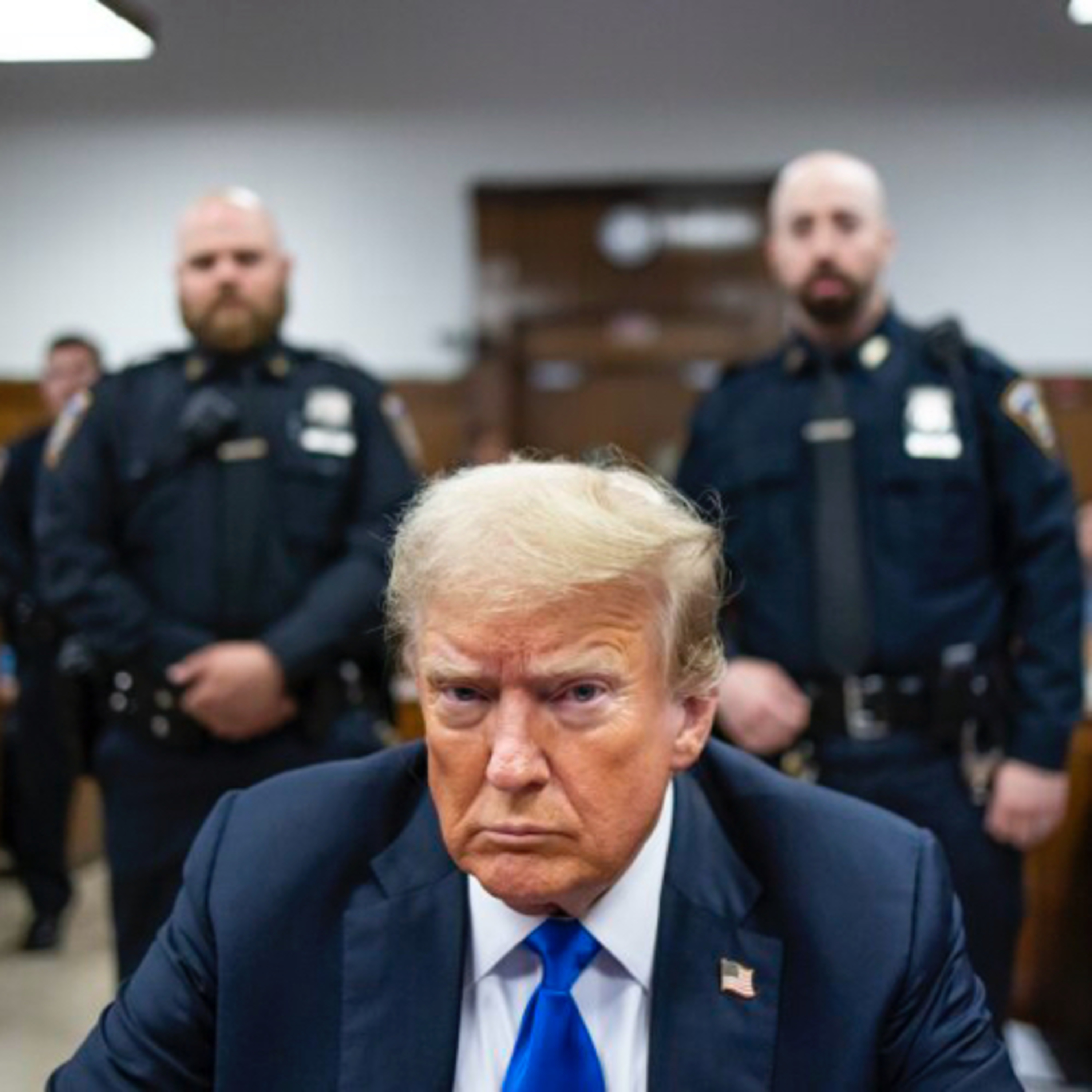 "Trump Convicted on 34 Counts of Felony Business Record Fraud" #trumptrial episode artwork
