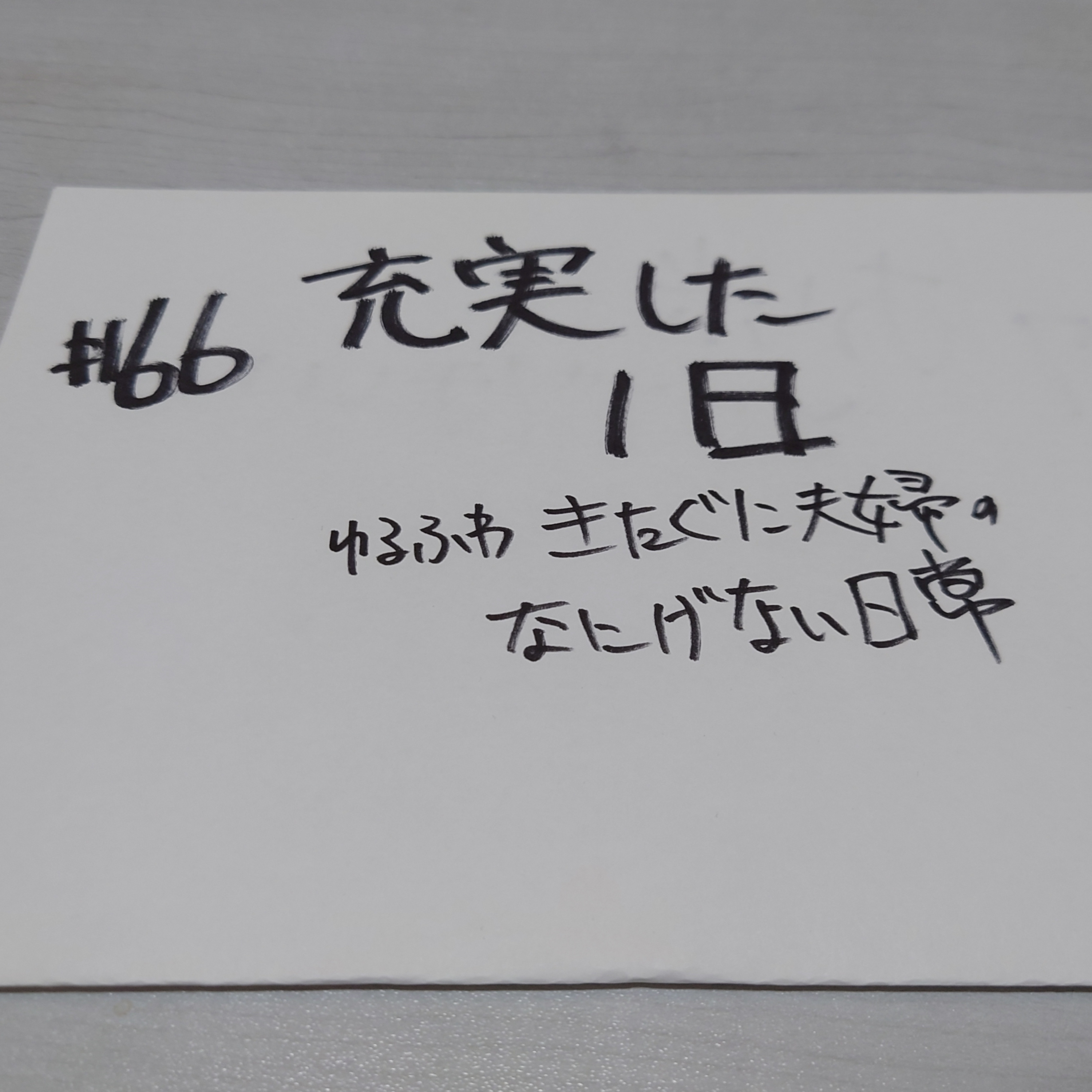 #66 充実した一日 episode artwork