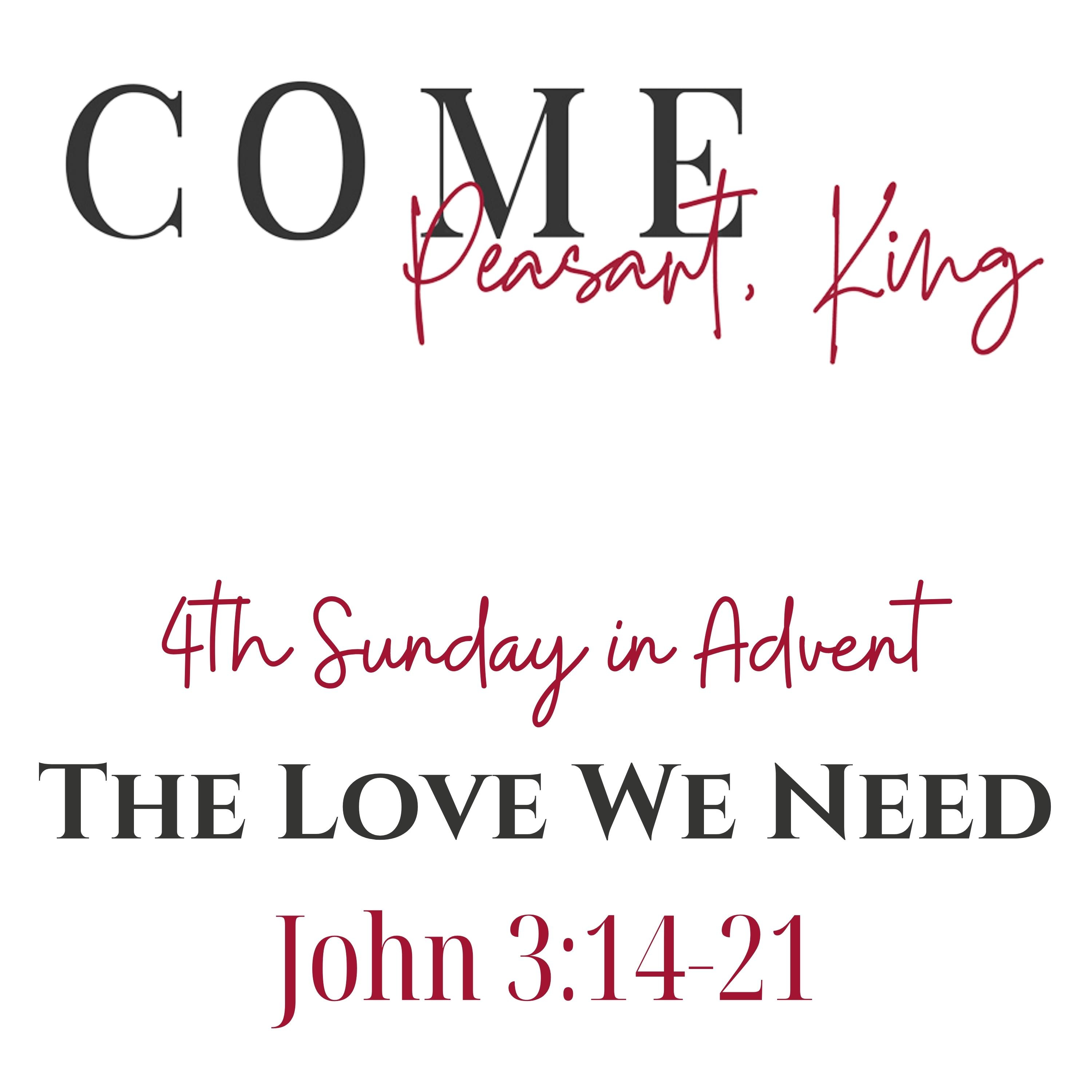 John 3:14-21 // The Love We Need episode artwork