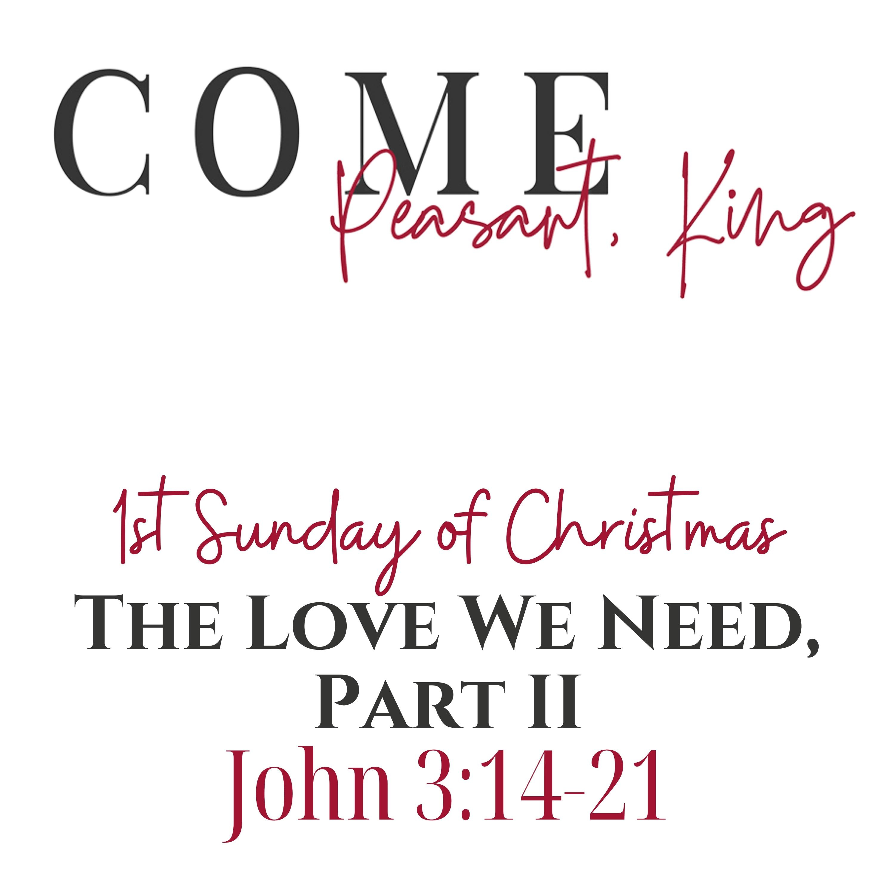 John 3:14-21 // The Love We Need, Part II episode artwork