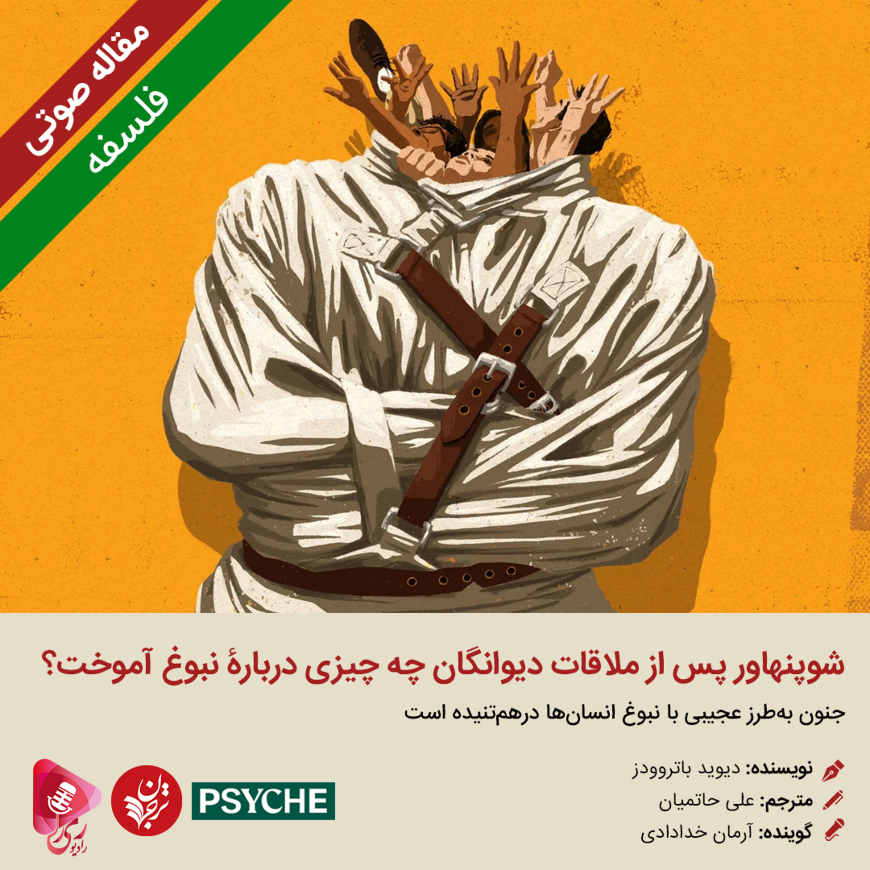 کاور 255: مقاله صوتی شوپنهاور پس از ملاقات دیوانگان چه چیزی دربارۀ نبوغ آموخت؟