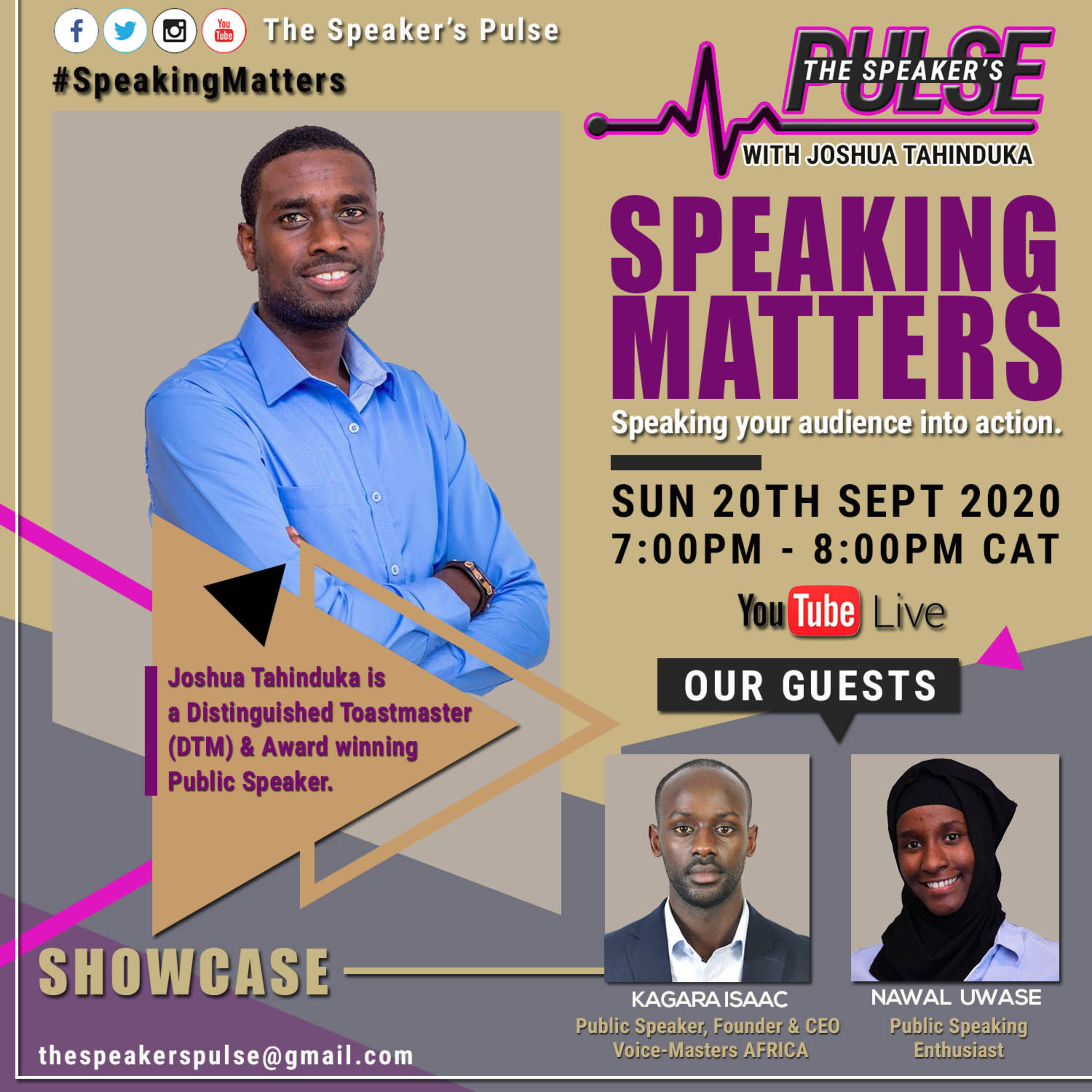 Speaking your audience into action. episode artwork