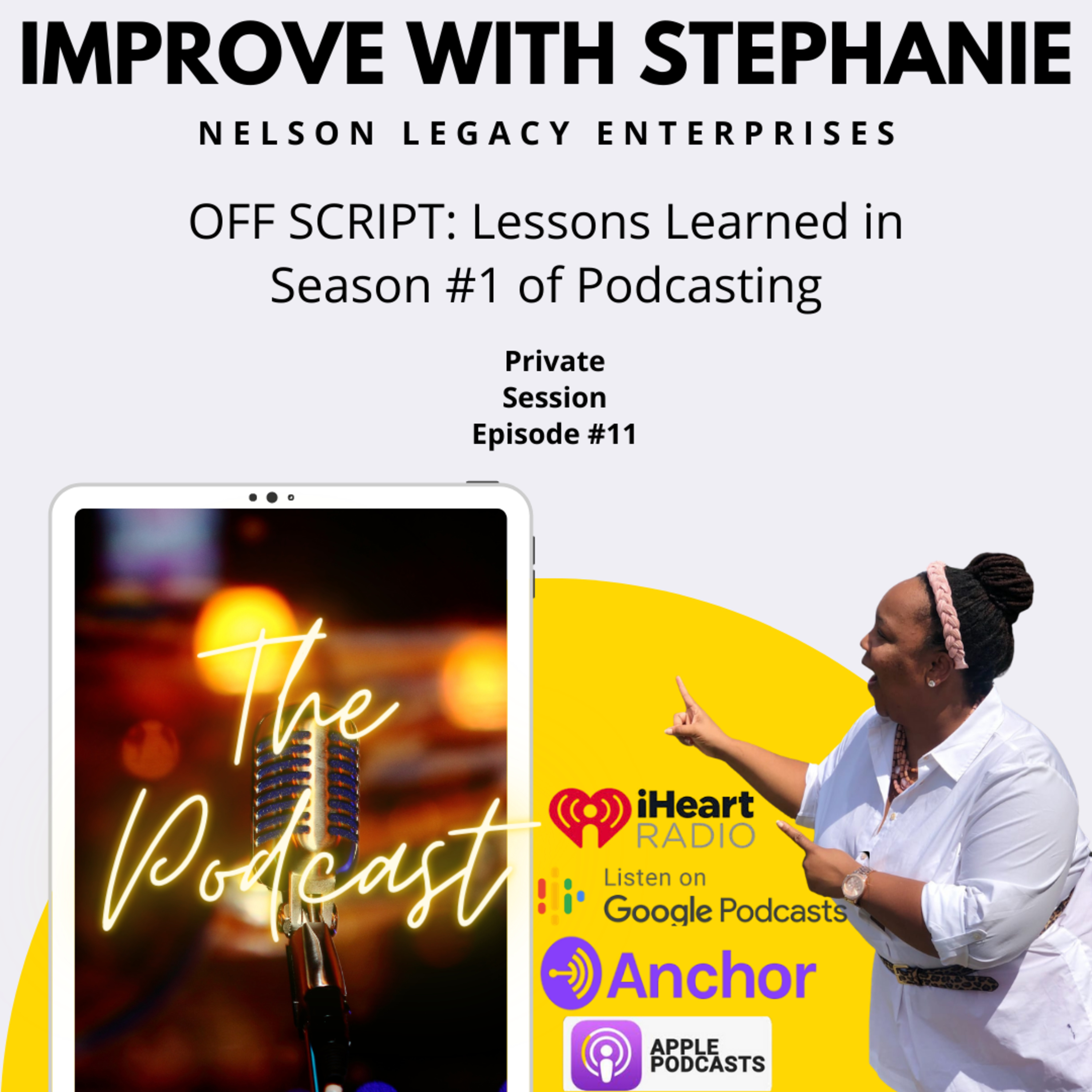 OFF SCRIPT: Episode # 12 Lessons in Podcasting episode artwork
