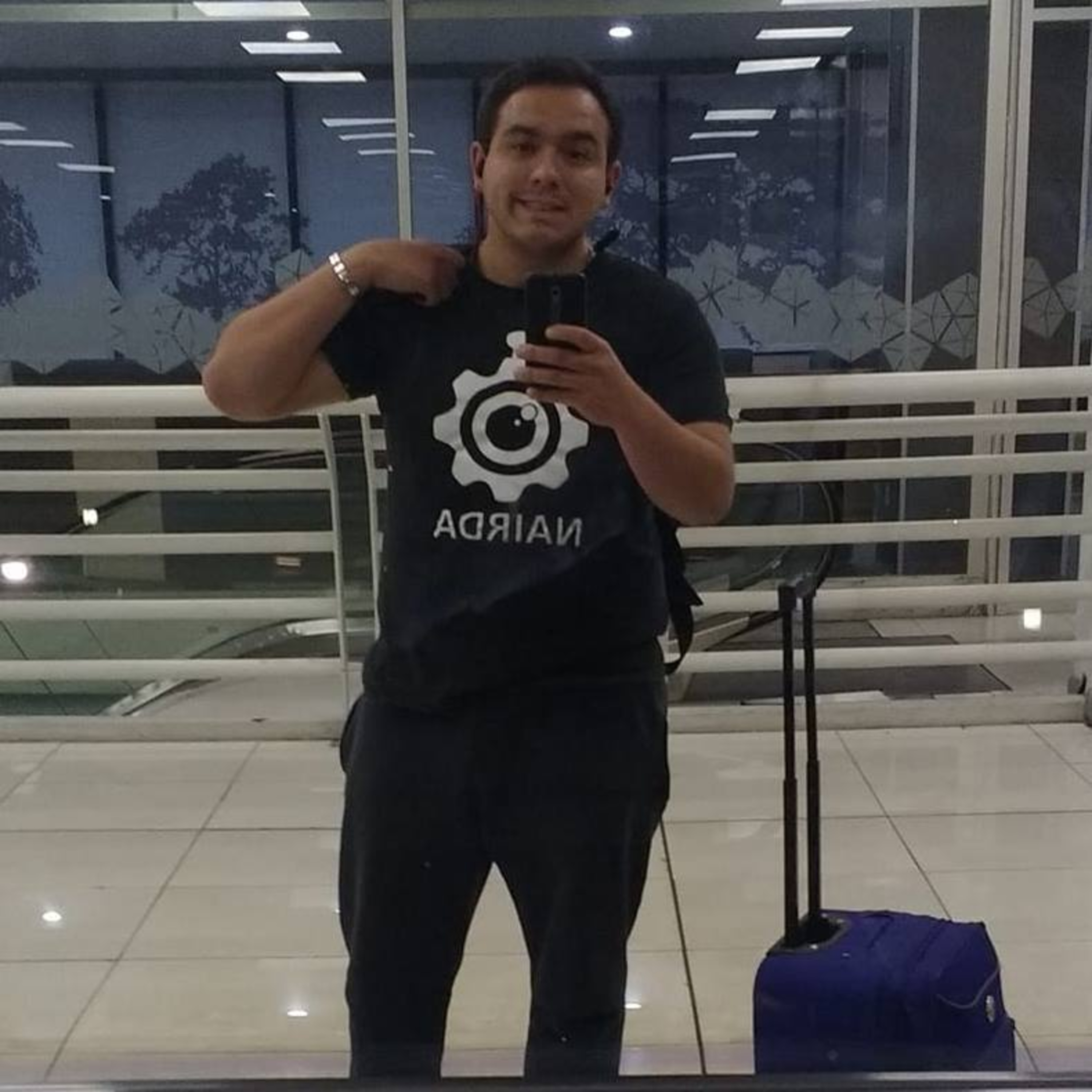 En plática con el Inge.