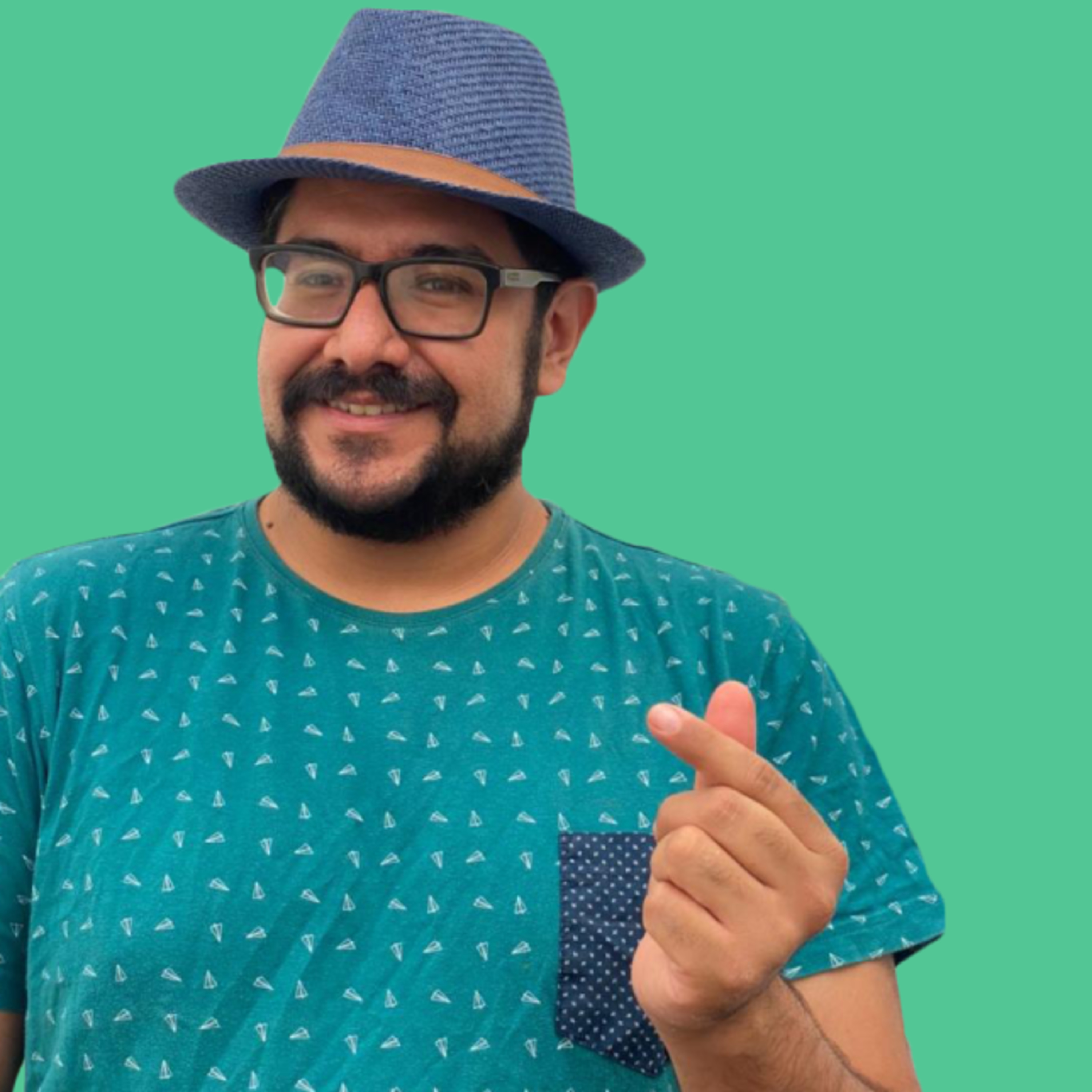 En plática con el Inge.