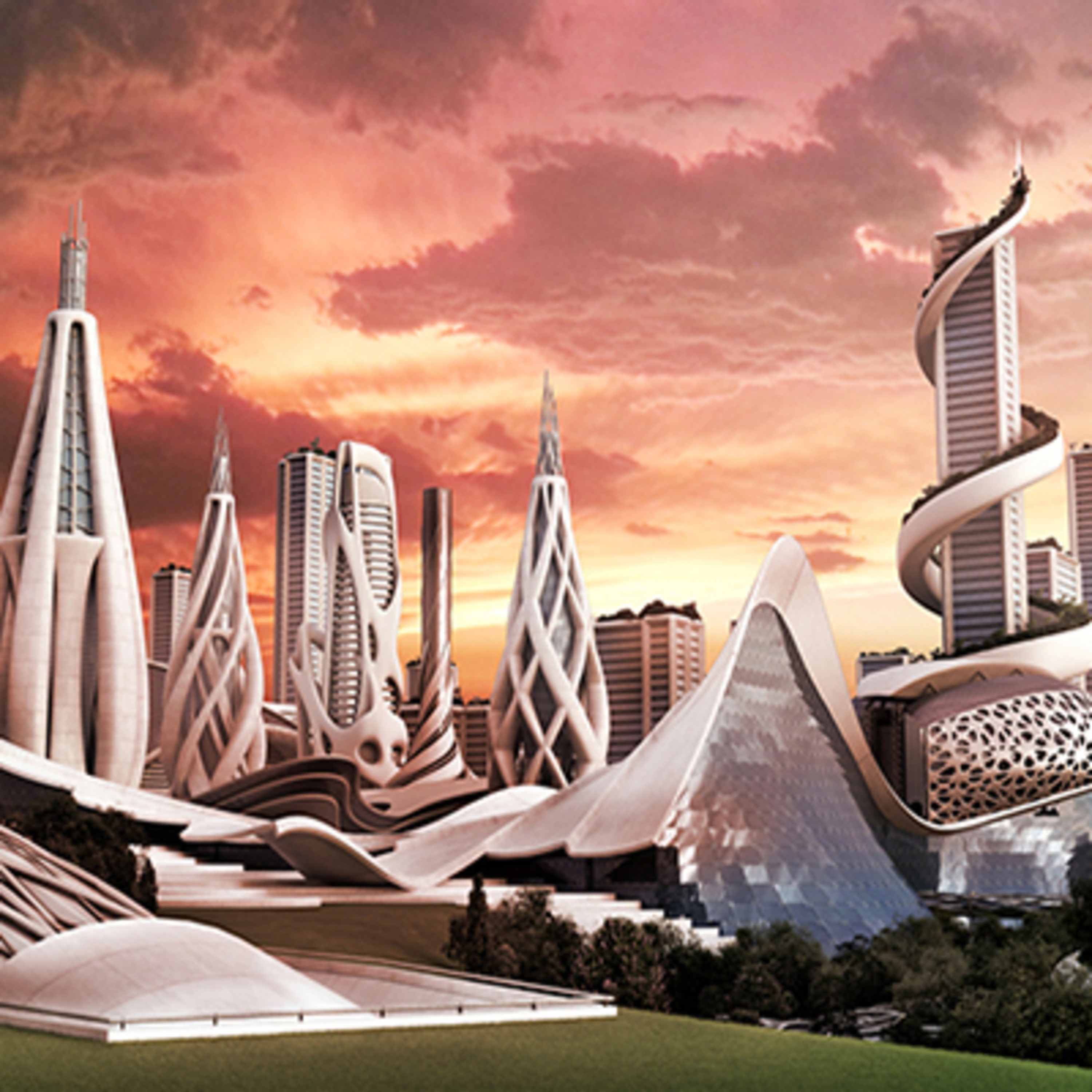What does the future have in store ? Aliens, Robots, and Secret Cities