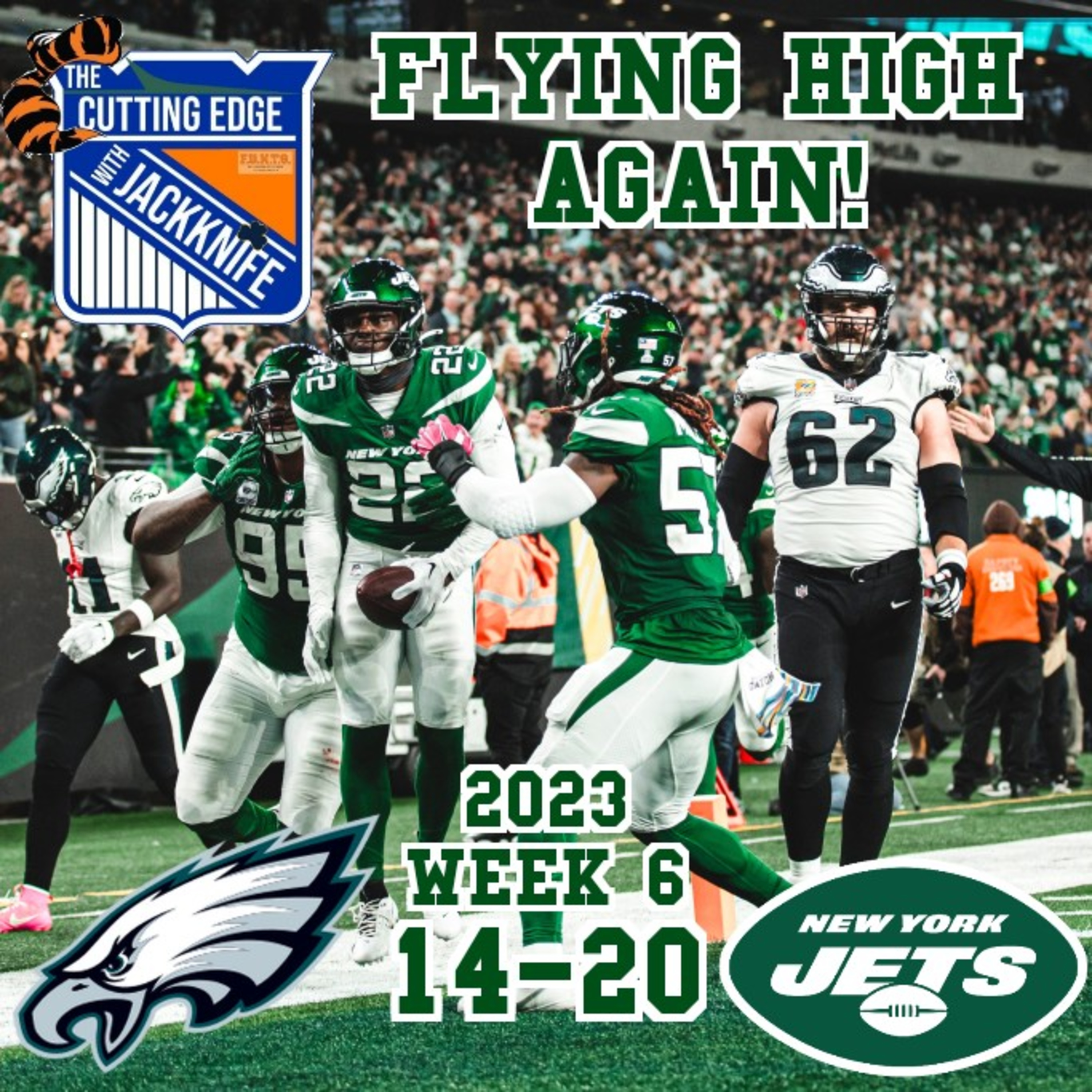 Jets Week 6 2023. Flying High Again! Gang Green Grounds Birds! | The Cutting Edge W/JackKnife