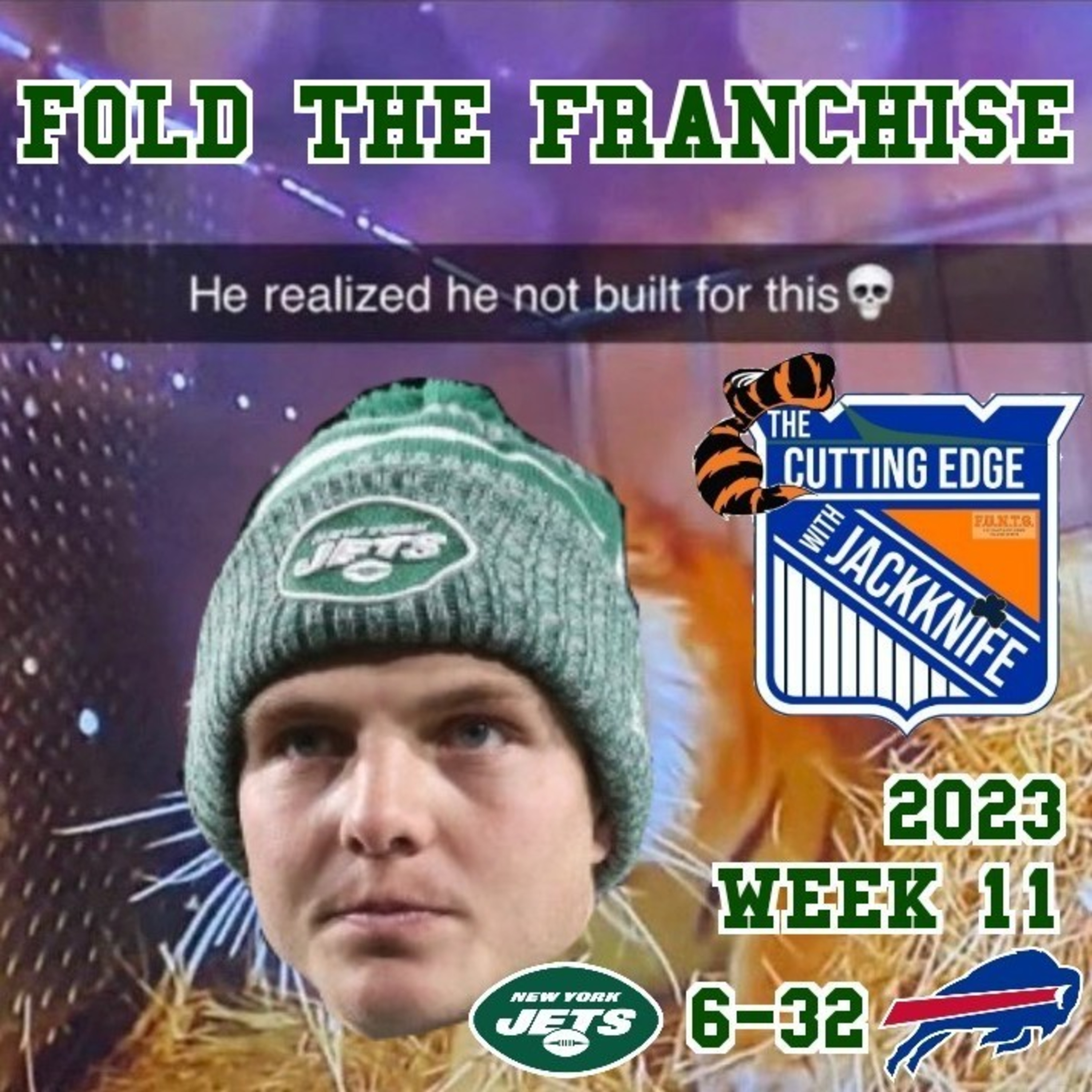 Jets 2023 week 11, Fold the Franchise | The Cutting Edge W/JackKnife