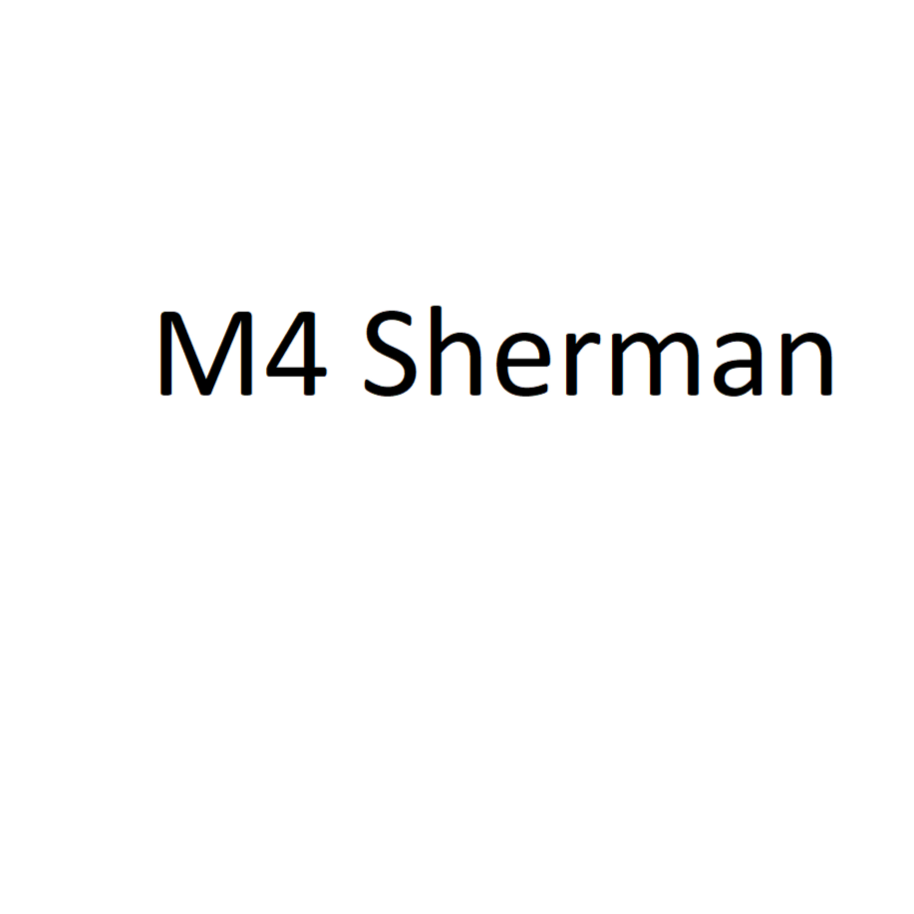 M4 Sherman