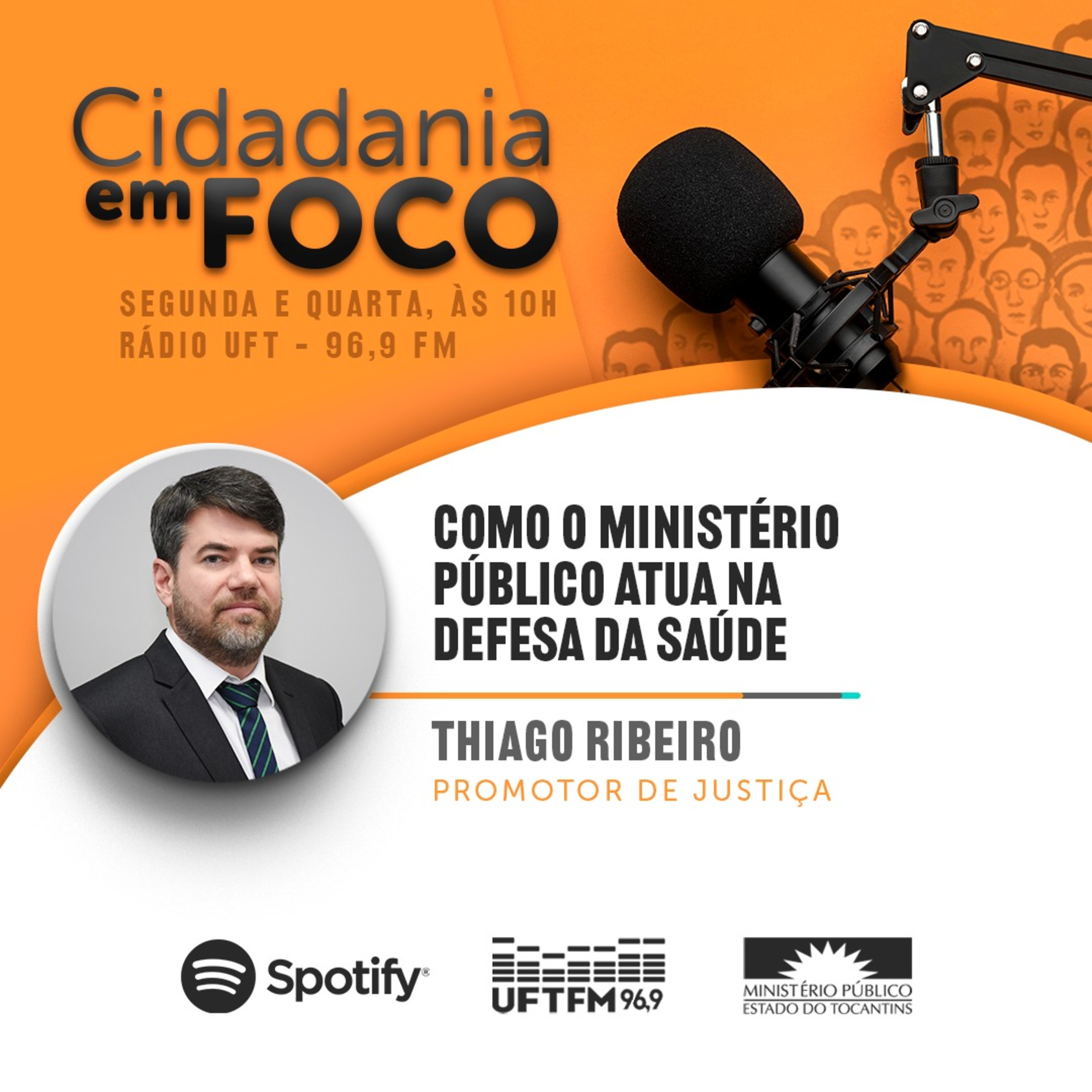Cidadania em Foco - 01/08/2022 - Como o MP atua na defesa da Saúde - Thiago Ribeiro (Promotor de Justiça) episode artwork