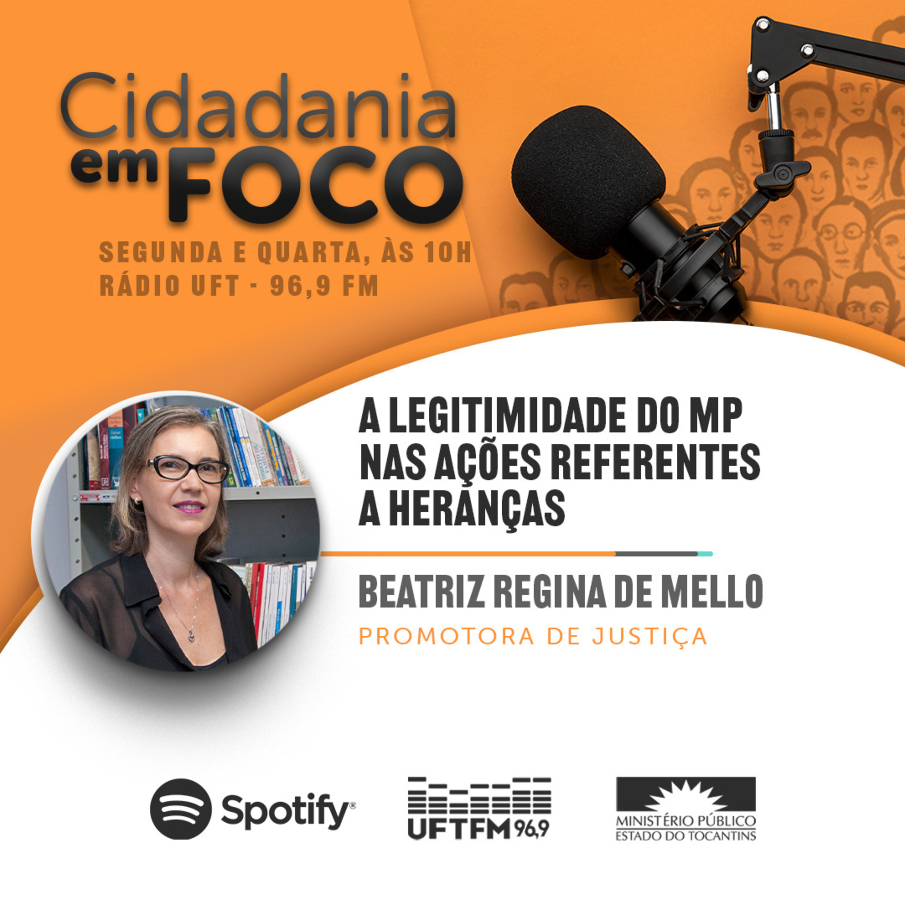 Cidadania em Foco - 29/08/2022 - A legitimidade do MP nas ações referentes a herança - Beatriz Regina de Mello (Promotora de Justiça) episode artwork