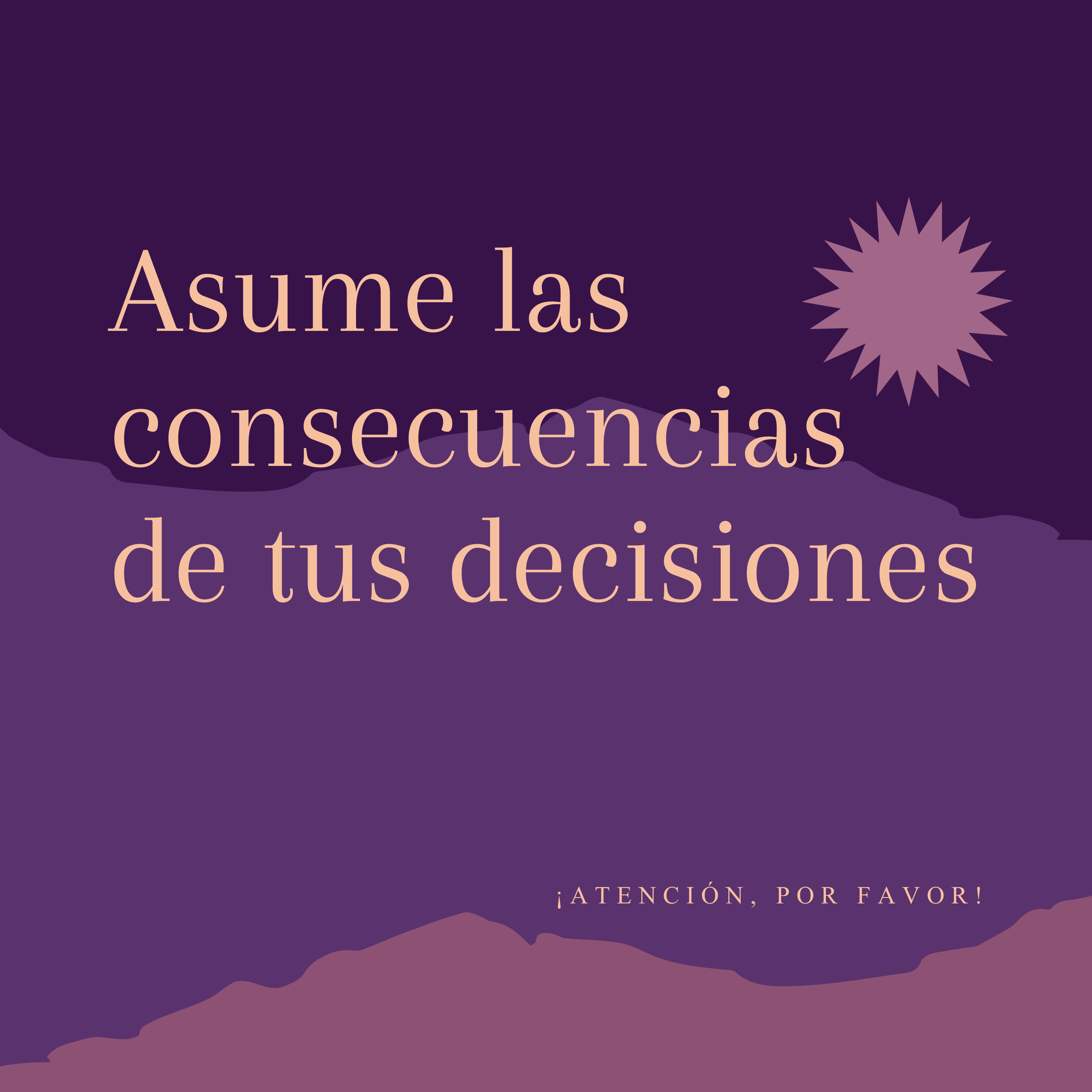 ¡Atención, por favor!