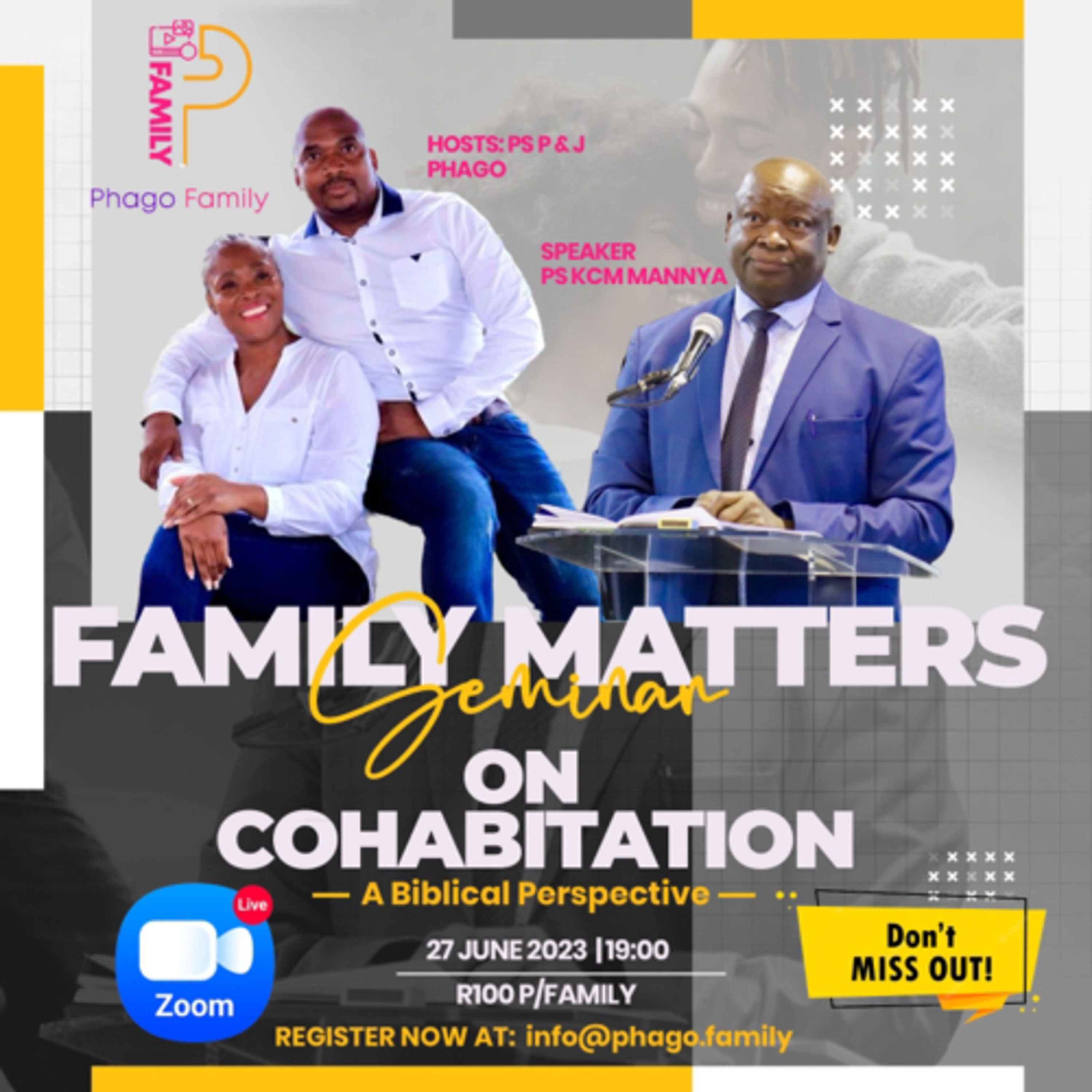 Pastor KCM Mannya on CoHabitation: A Biblical Perspective