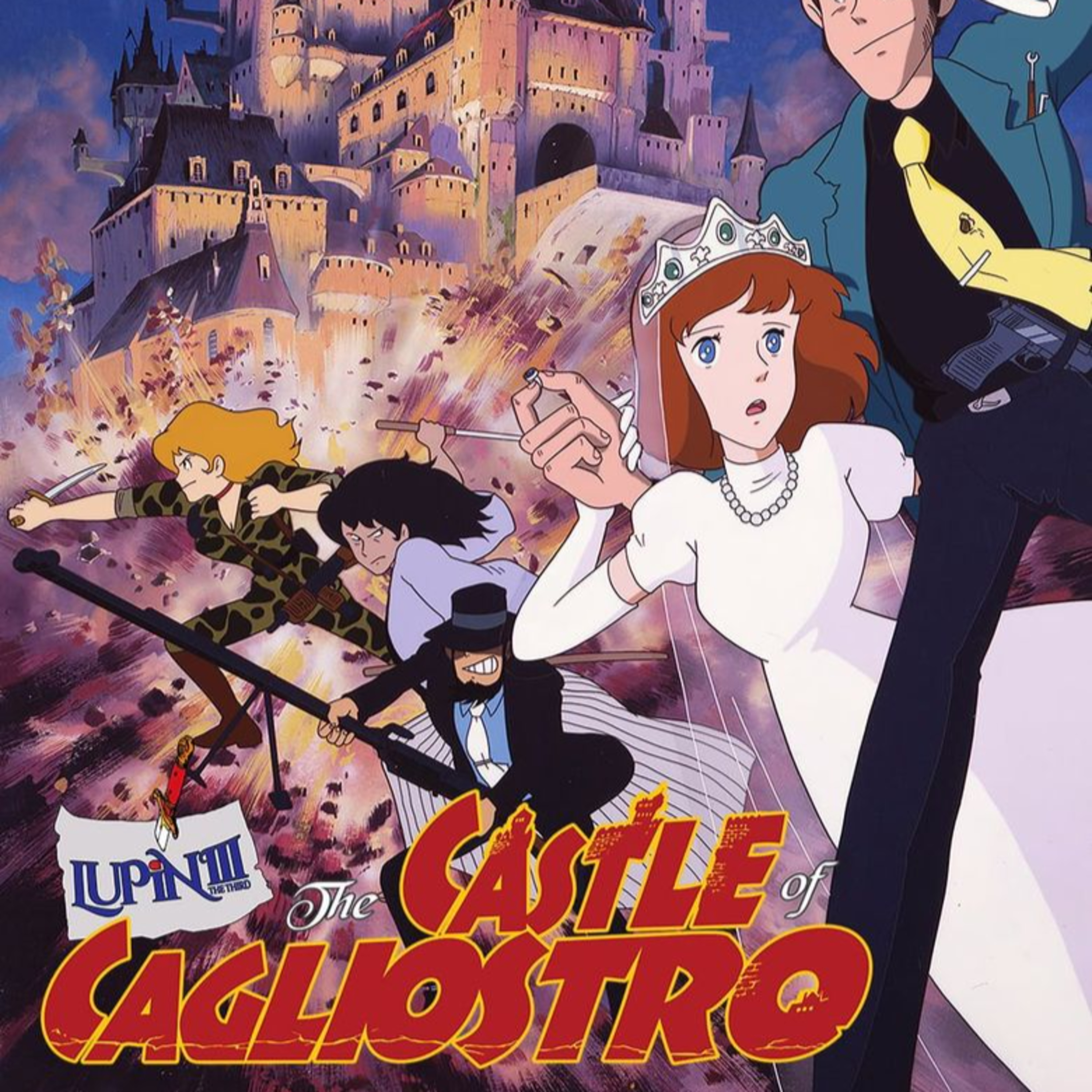 Episode97: Hayao Miyazaki's "The Castle of Cagliostro" (1979) film discussed by Inside Movies Galore episode artwork